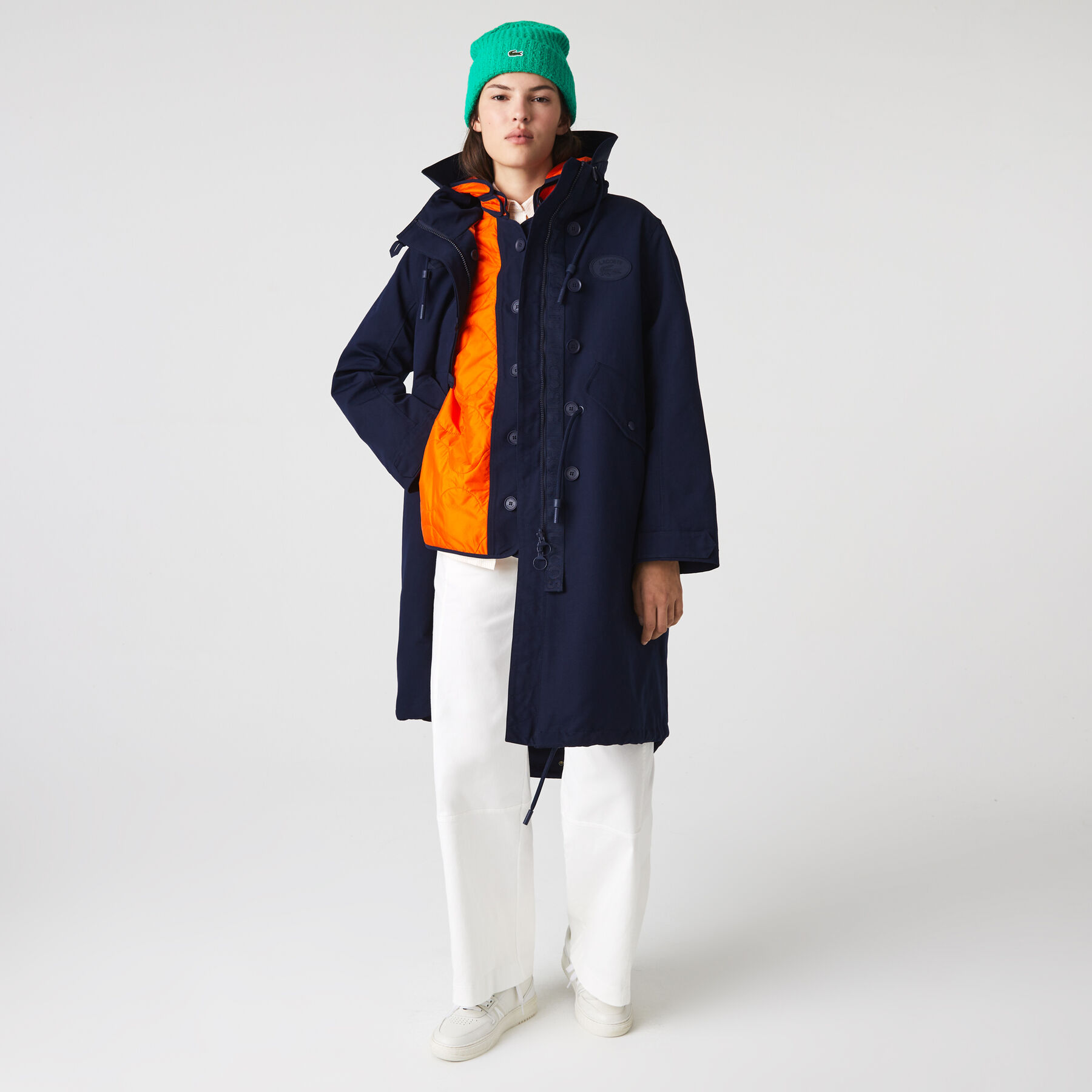 Women's Lacoste Padded Jacket Water-Repellent 3-In-1 Parka women s lacoste padded jacket water repellent 3 in 1 parka
