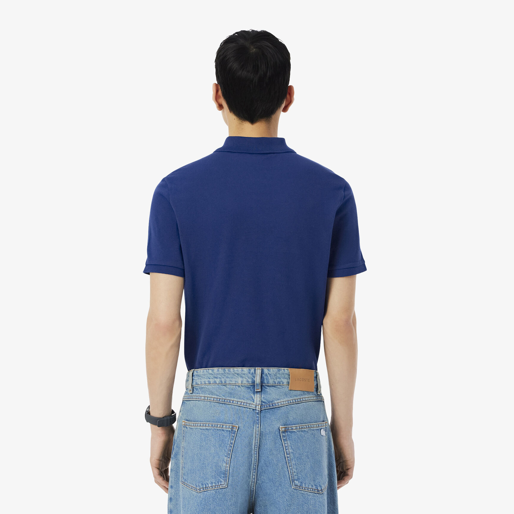 قميص بولو بيكيه بقصة ضيقة L.12.12 قميص بولو بيكيه بقصة ضيقة L.12.12