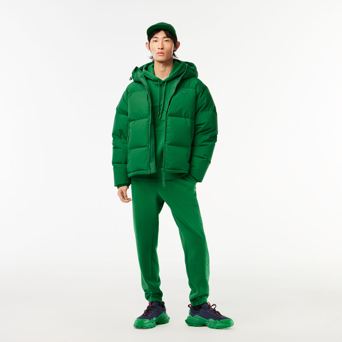 Men's Lacoste Quilted Water-Repellent Short Jacket Men's Lacoste Quilted Water-Repellent Short Jacket