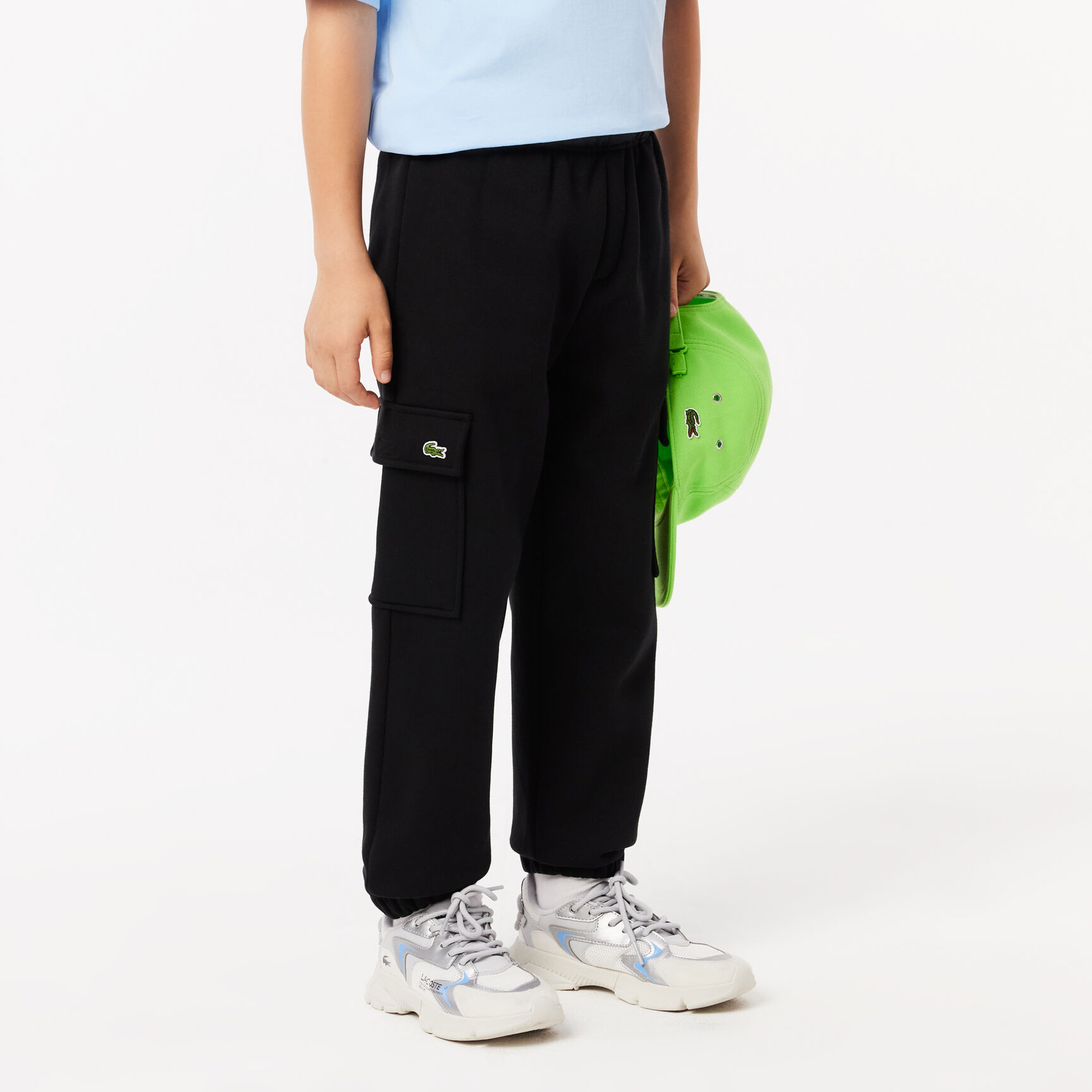 Fleece Cargo Track Pants