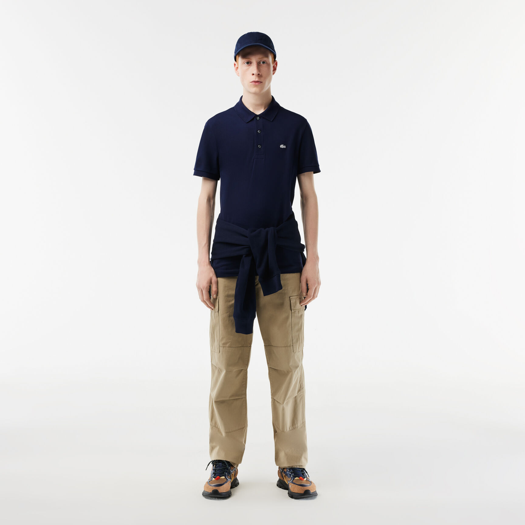 Slim Fit Stretch Petit Pique Polo Shirt