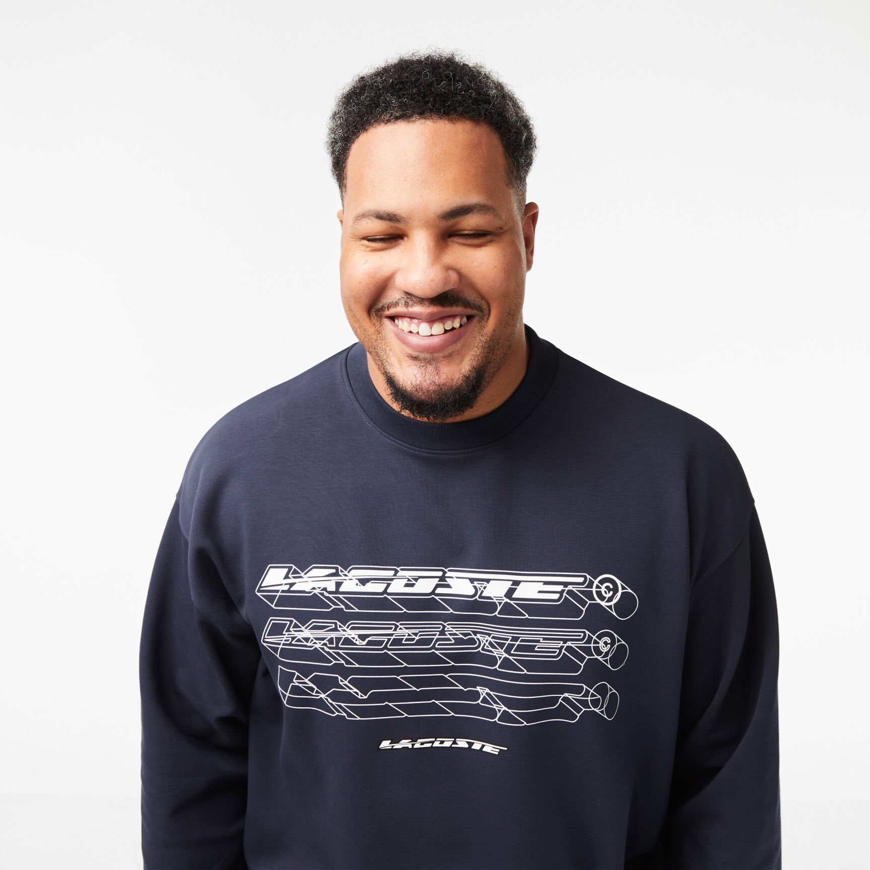 Men&rsquo;s Lacoste Loose Fit Branded Sweatshirt