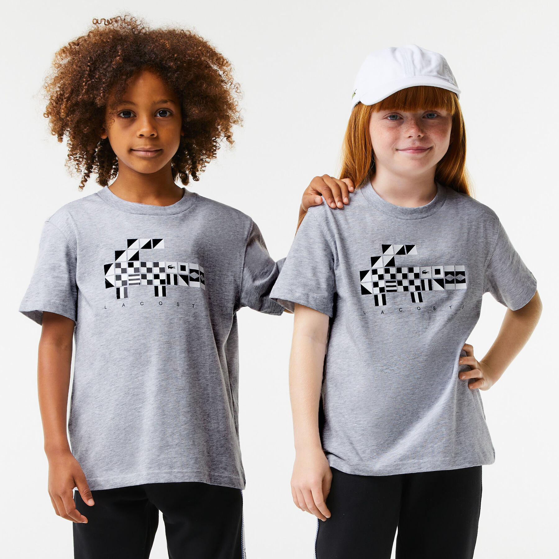 Kids' Lacoste Oversised Nautical Style T-shirt kids lacoste oversised nautical style t shirt