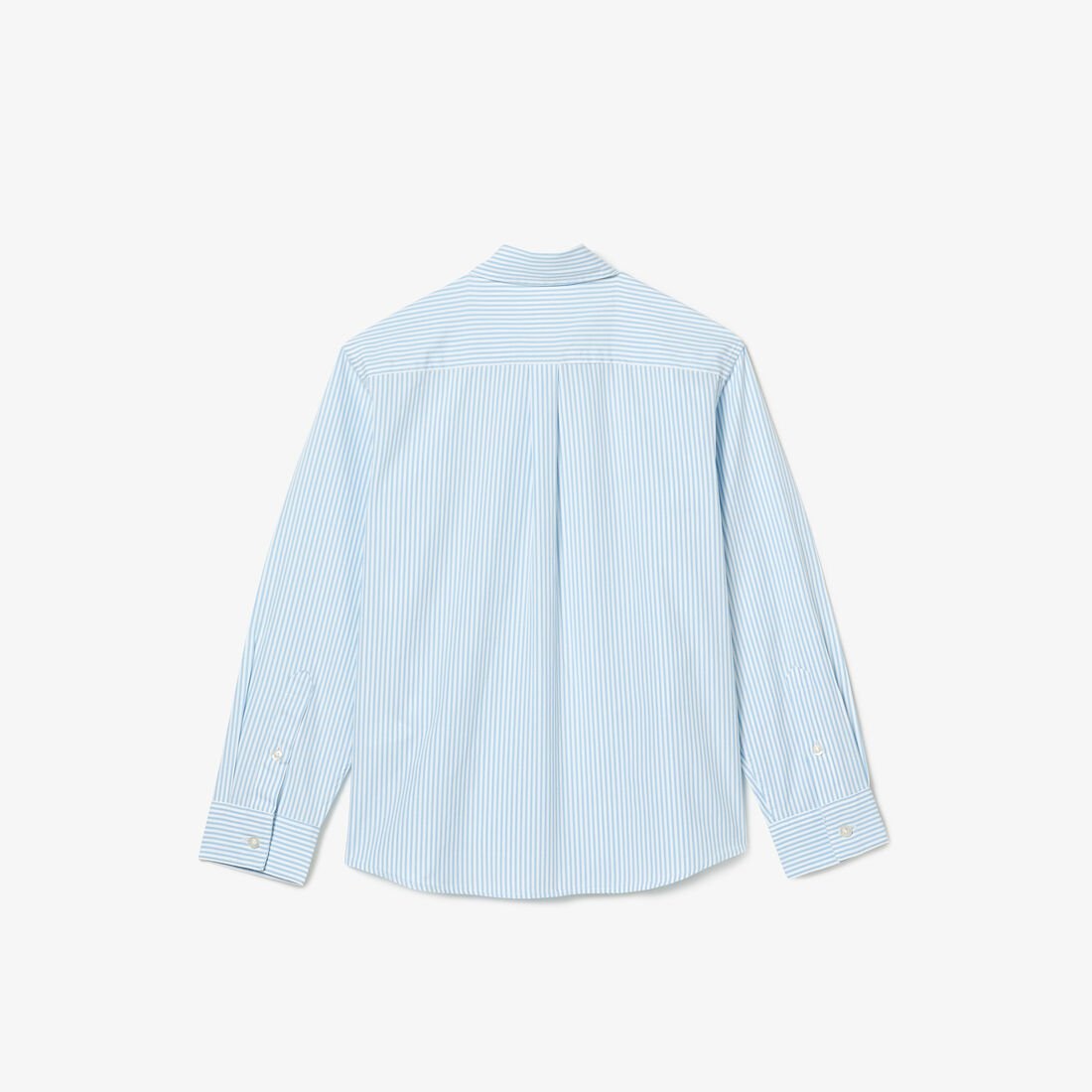 قميص لاكوست قطن أوكسفورد بطبعة مخططة للأطفال قميص لاكوست قطن أوكسفورد بطبعة مخططة للأطفال