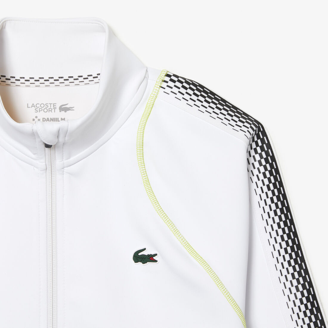 Men’s Lacoste Tennis x Daniil Medvedev Zipped Sweatshirt Men’s Lacoste Tennis x Daniil Medvedev Zipped Sweatshirt