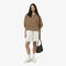 Oversized Wool Blend Popover Jacket lacoste oversized wool blend popover jacket
