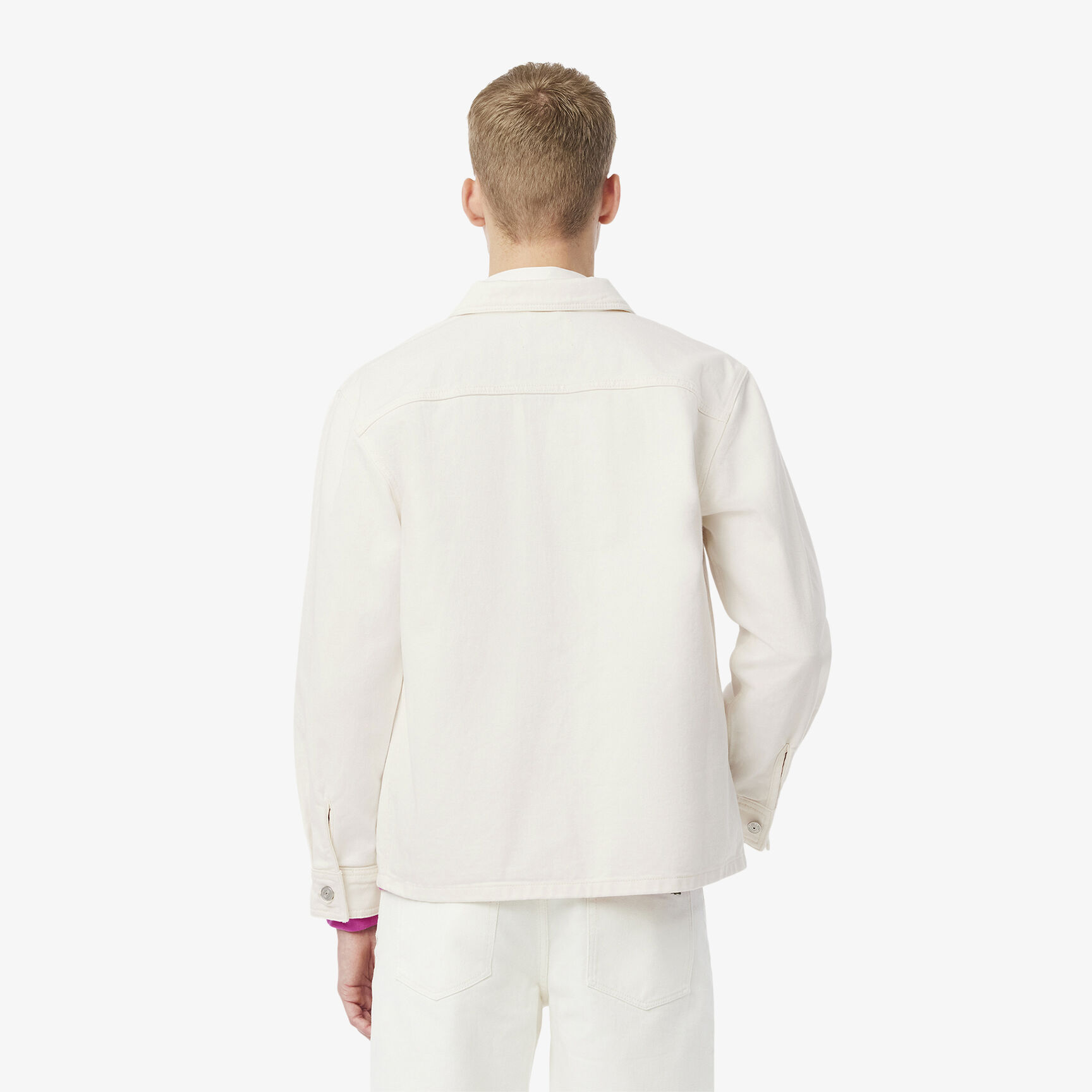 Heavy Cotton Denim Overshirt Jacket