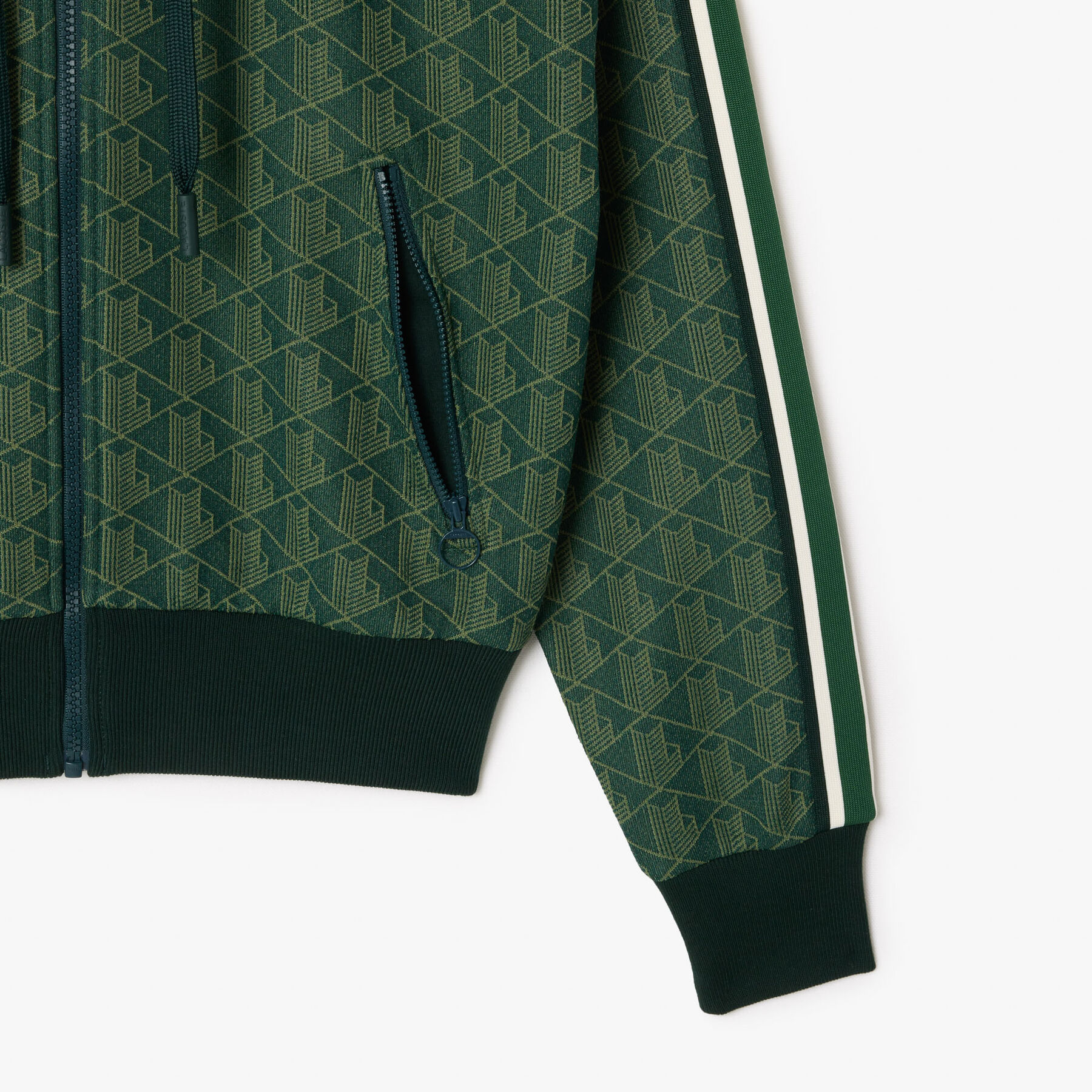 Jacquard Monogram Hoodie lacoste jacquard monogram hoodie
