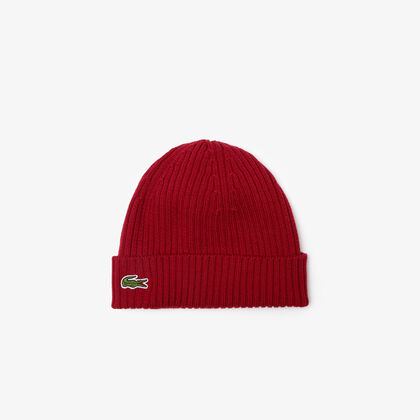 Rib Knit Brushed Wool Beanie Rib Knit Brushed Wool Beanie