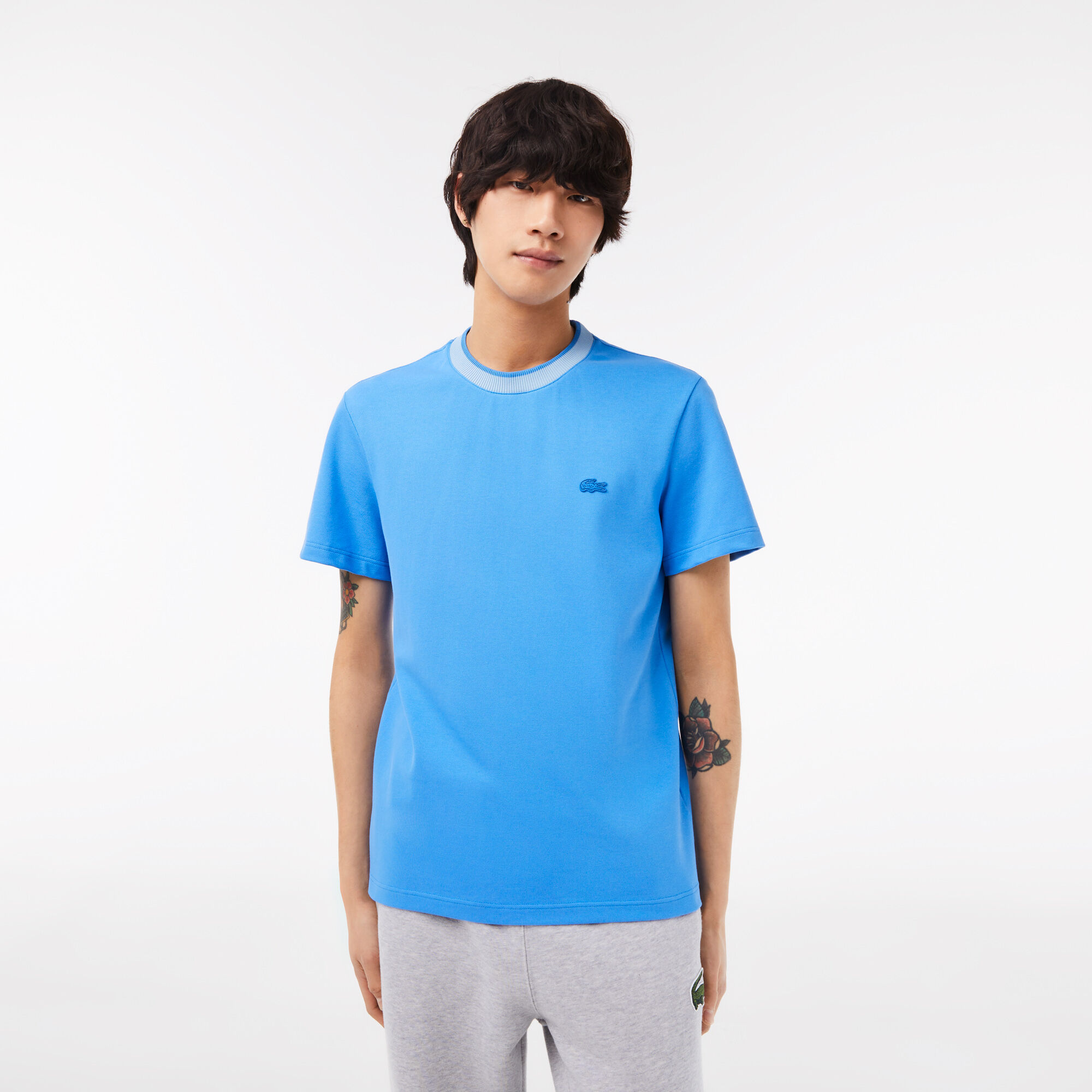 Men s Lacoste Regular Fit Stretch Piqu T shirt