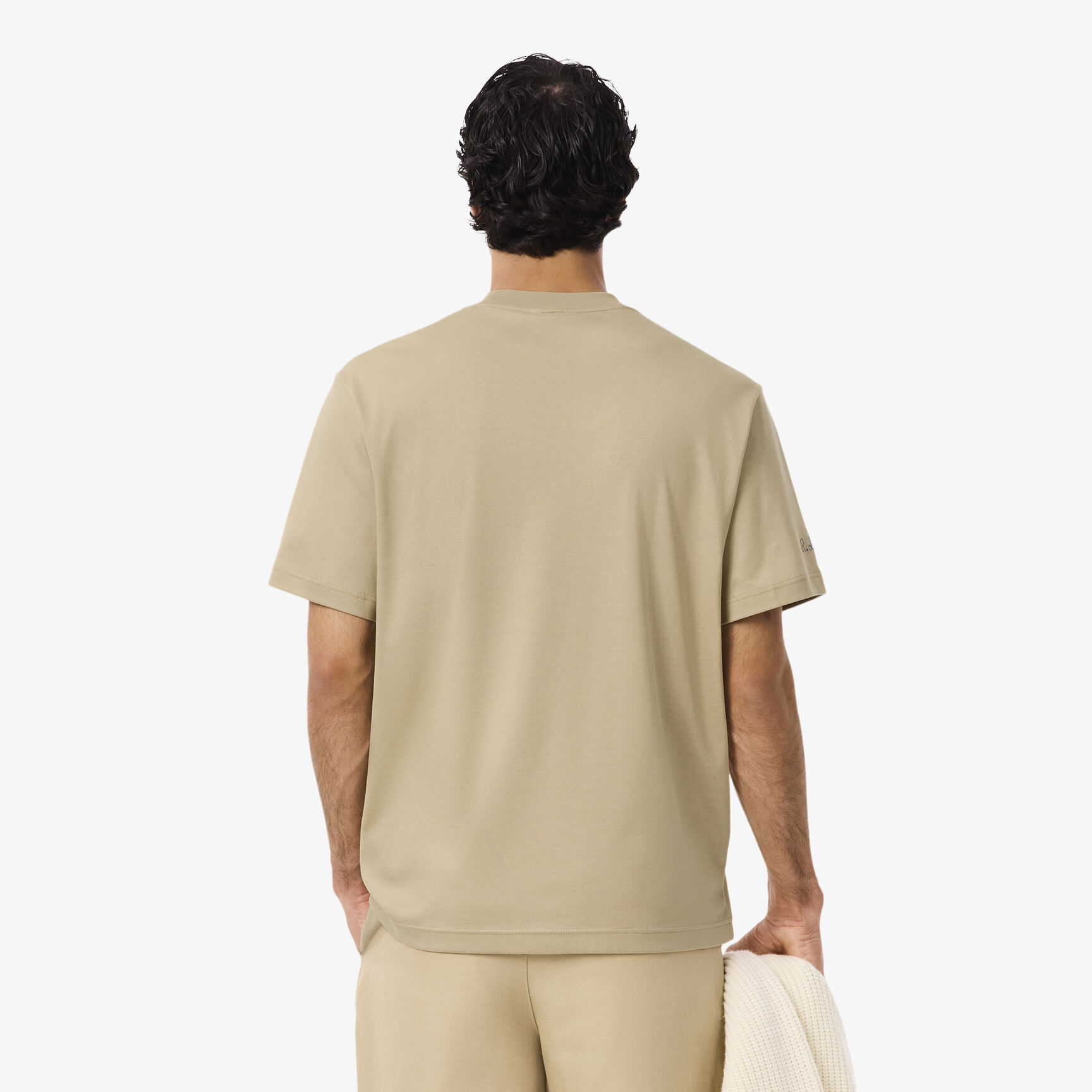 تي شيرت مطرز بشعار الماركة