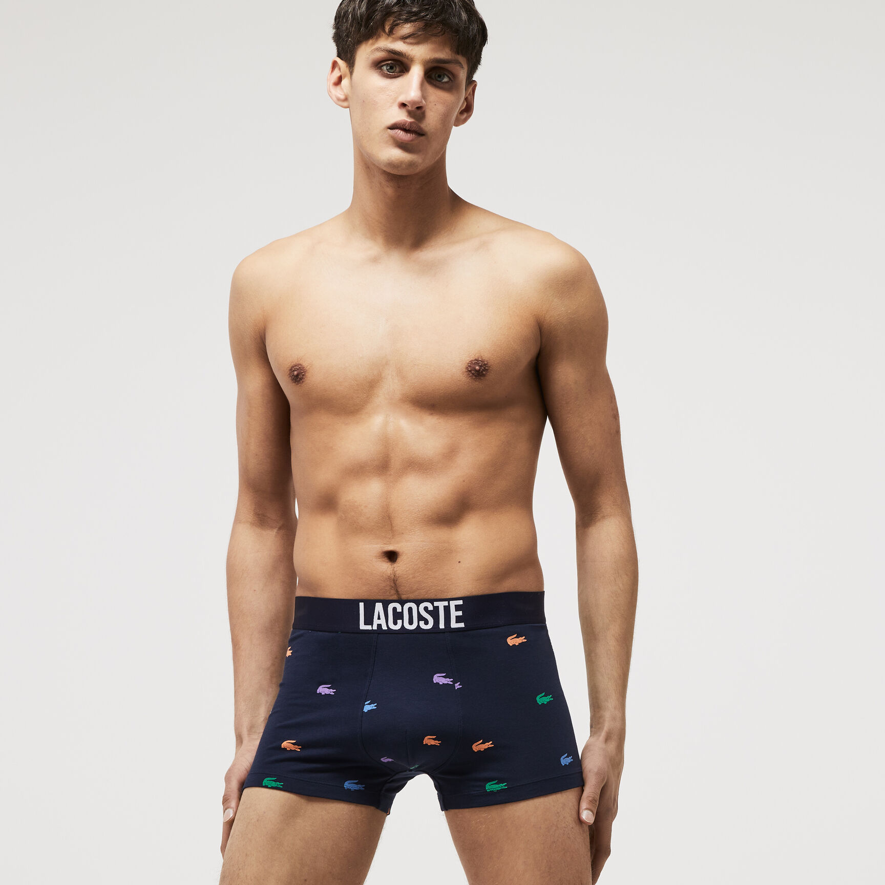 Men’s Logo Waist Short Stretch Cotton Trunk 3-Pack Men’s Logo Waist Short Stretch Cotton Trunk 3-Pack