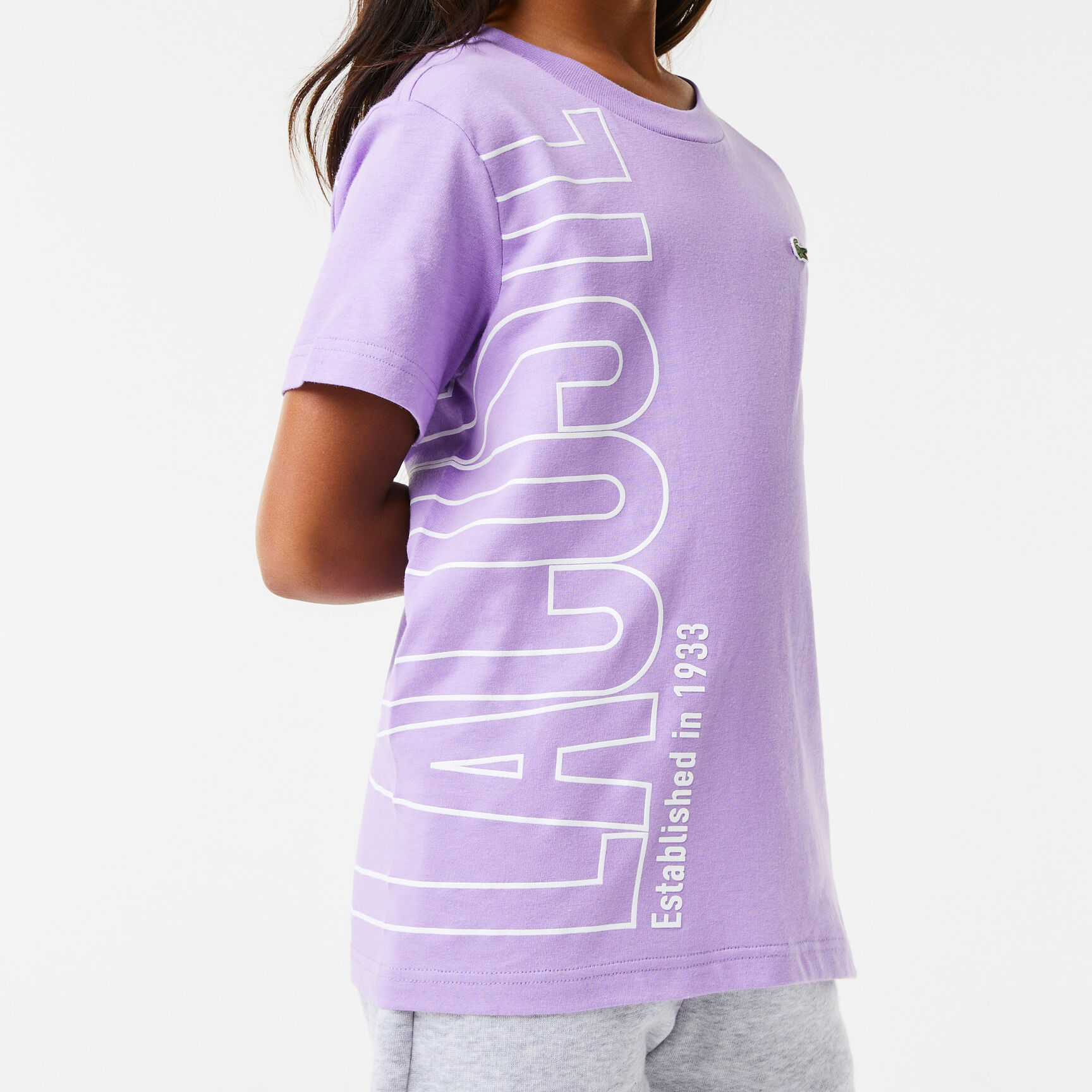 Kids' Lacoste Oversised Logo Cotton Jersey T-shirt Kids' Lacoste Oversised Logo Cotton Jersey T-shirt