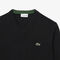 lacoste monochrome cotton v neck sweater