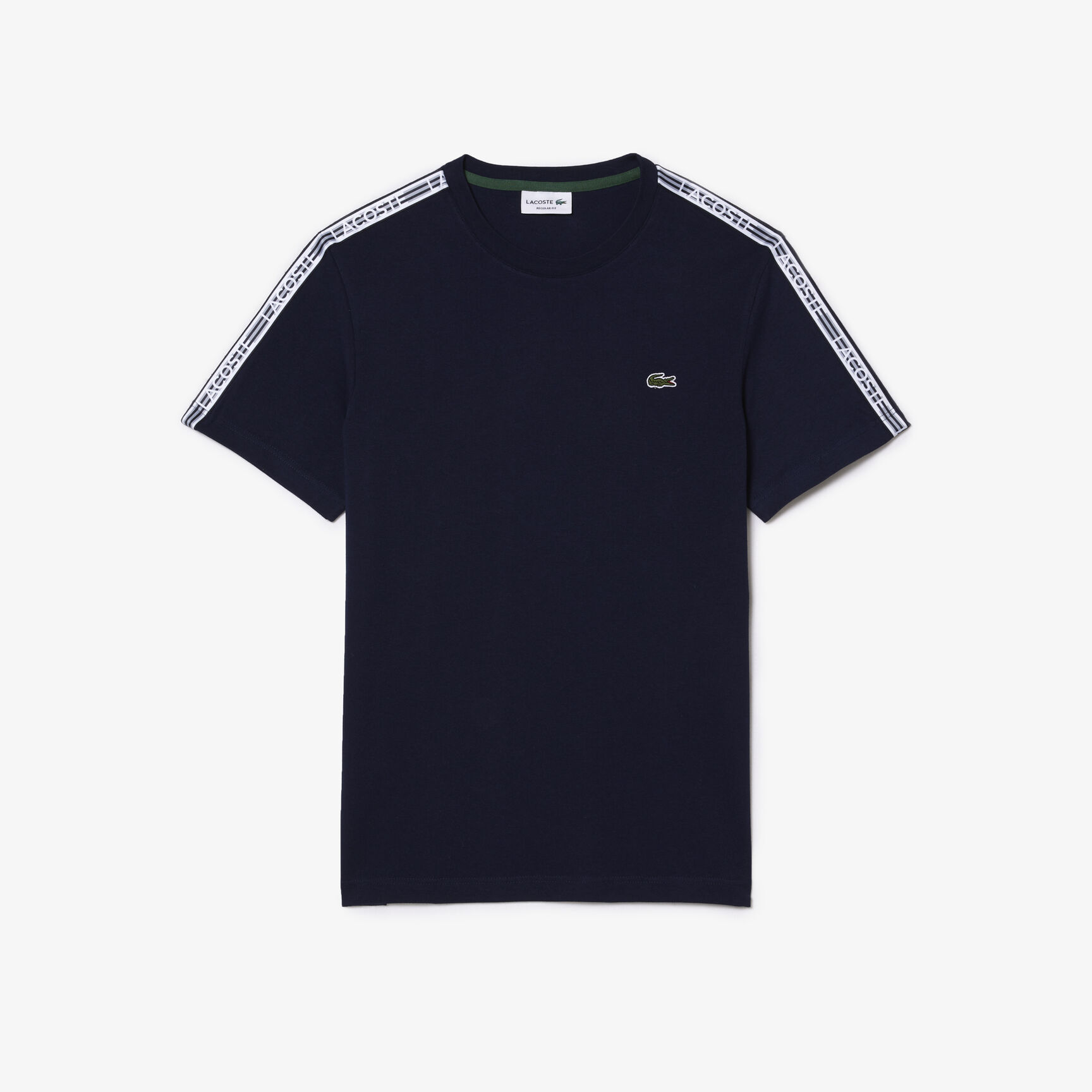 Men's Lacoste Regular Fit Logo Stripe T-shirt