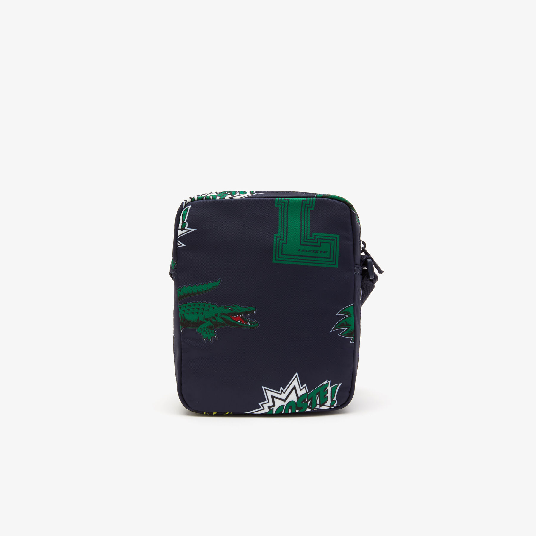 Men's Lacoste Holiday Comic Print Vertical Camera Bag men s lacoste holiday comic print vertical camera bag