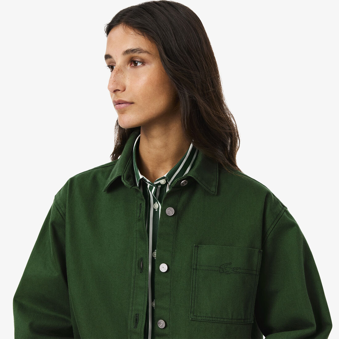 قميص جينز كبير الحجم قميص جينز كبير الحجم