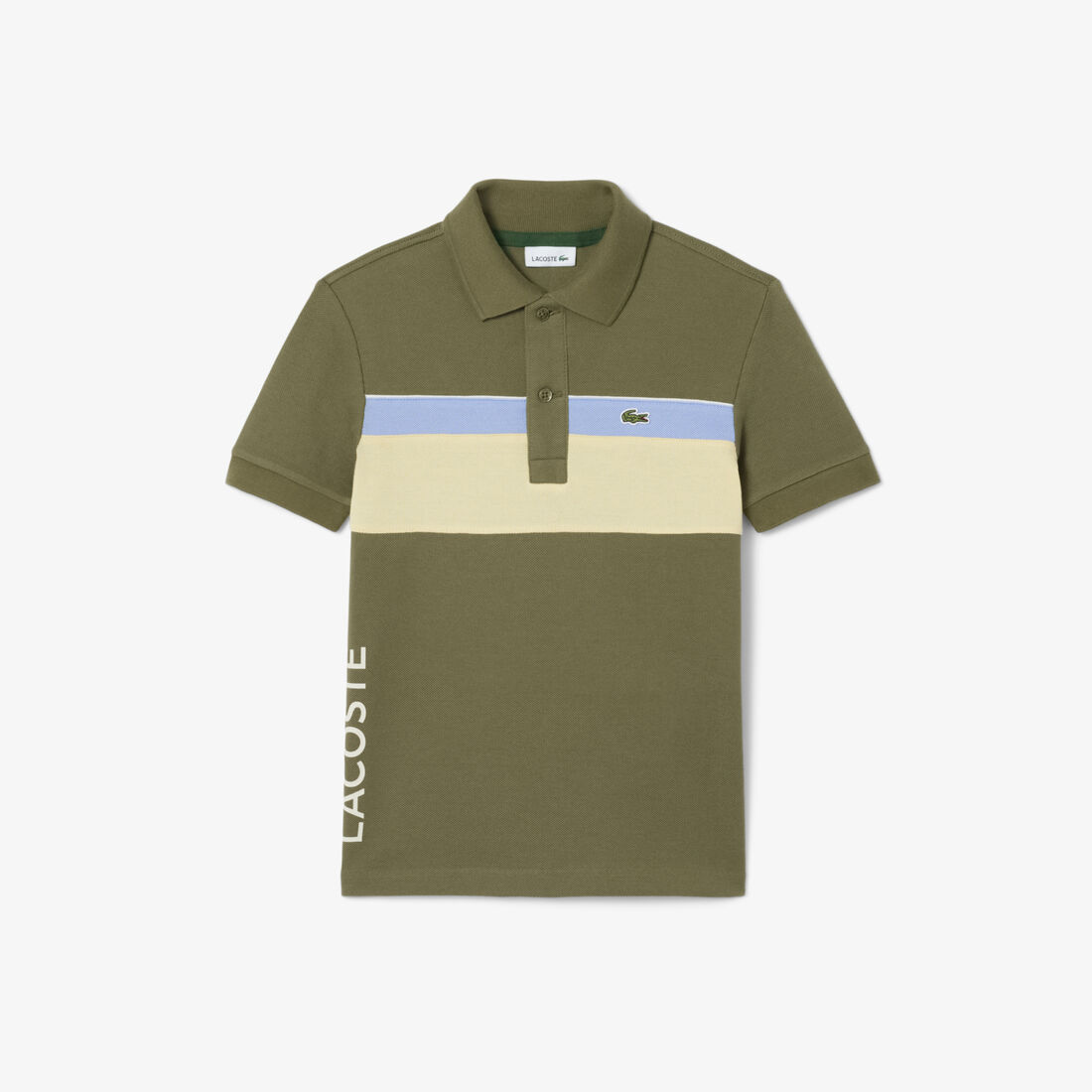 Colour-Block Pique Polo Shirt