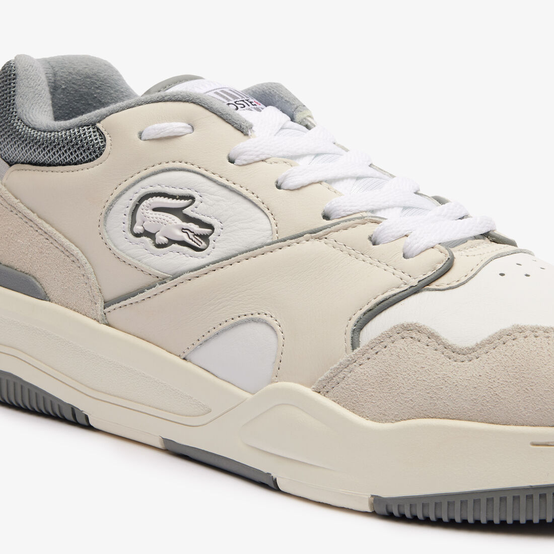 حذاء لاينشوت الرياضي الرجالي ذو الشعار الجلدي حذاء لاينشوت الرياضي الرجالي ذو الشعار الجلدي