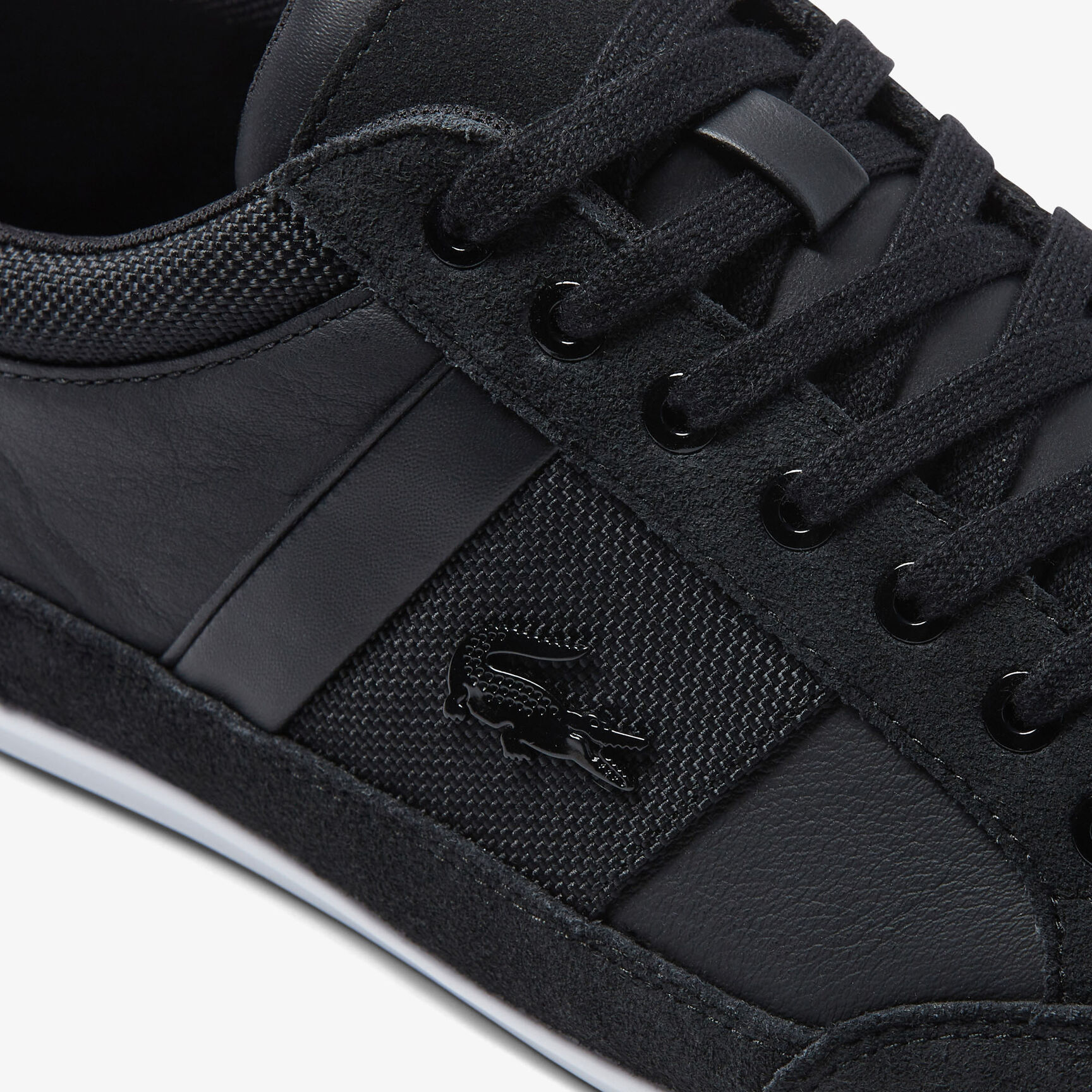 Men's Lacoste Chaymon Leather Color Contrast Sneakers Men's Lacoste Chaymon Leather Color Contrast Sneakers