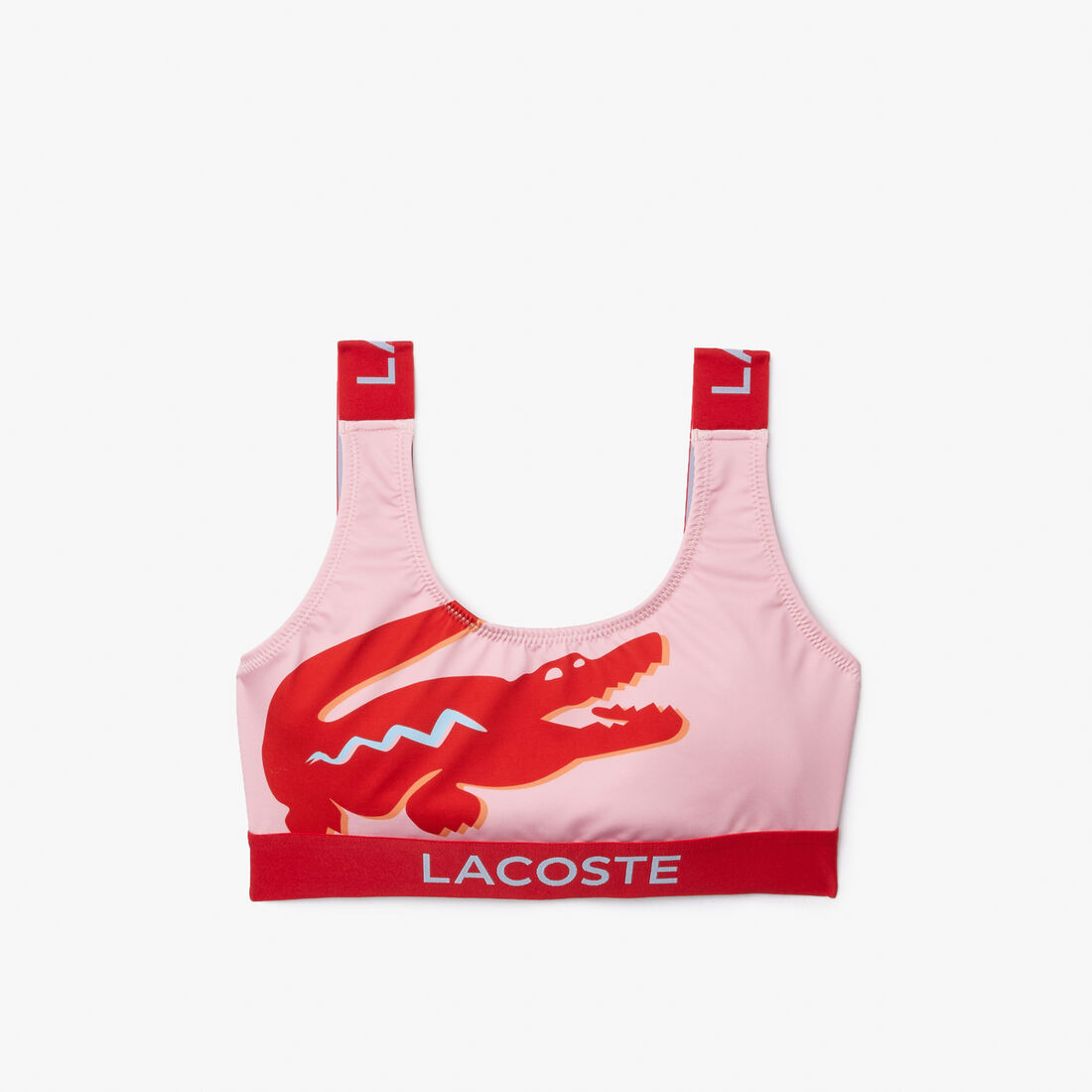 Women's Crocodile Print Bikini Top