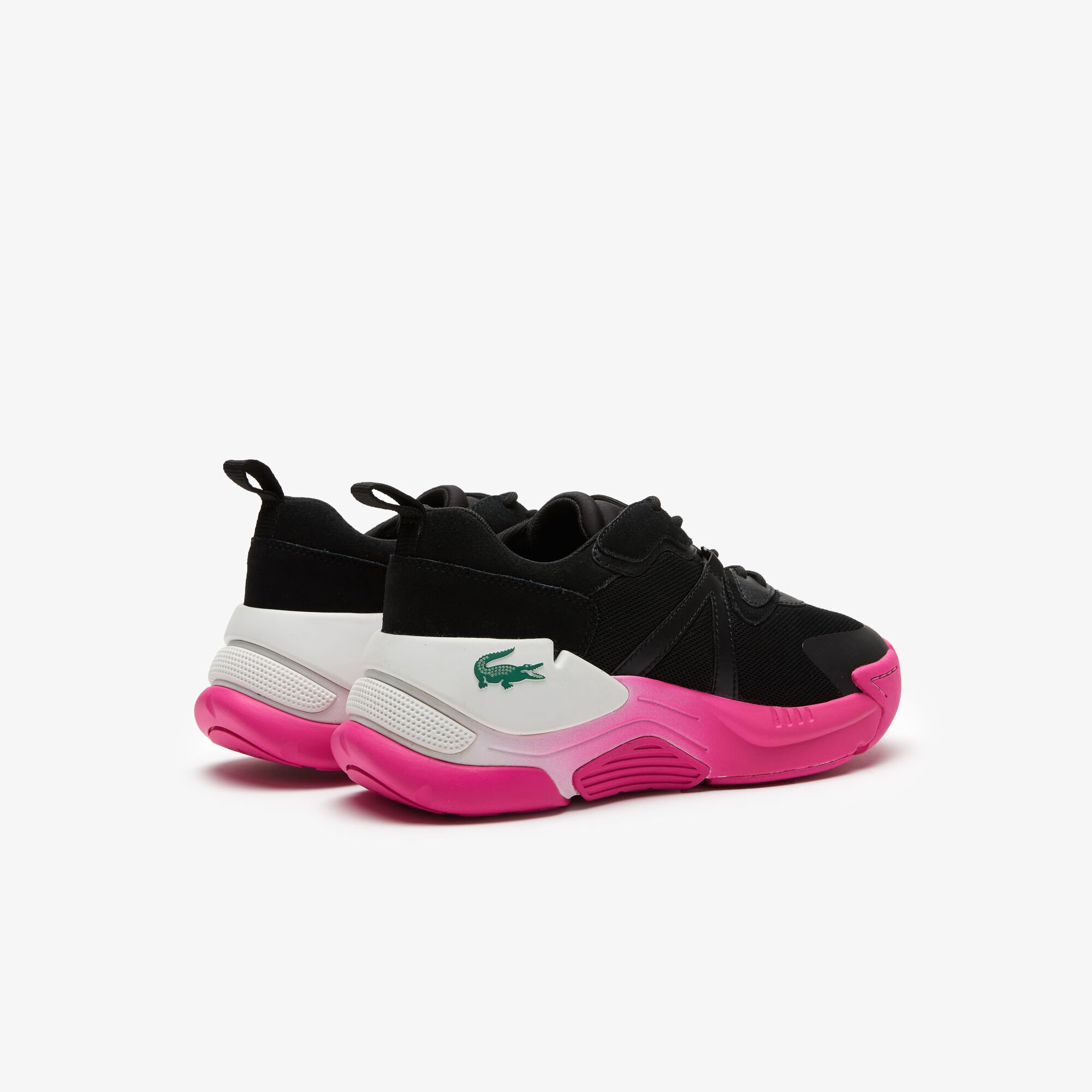 Lacoste pink leather sneakers top