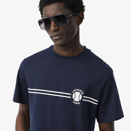 Printed Embroidered Cotton Jersey T-shirt