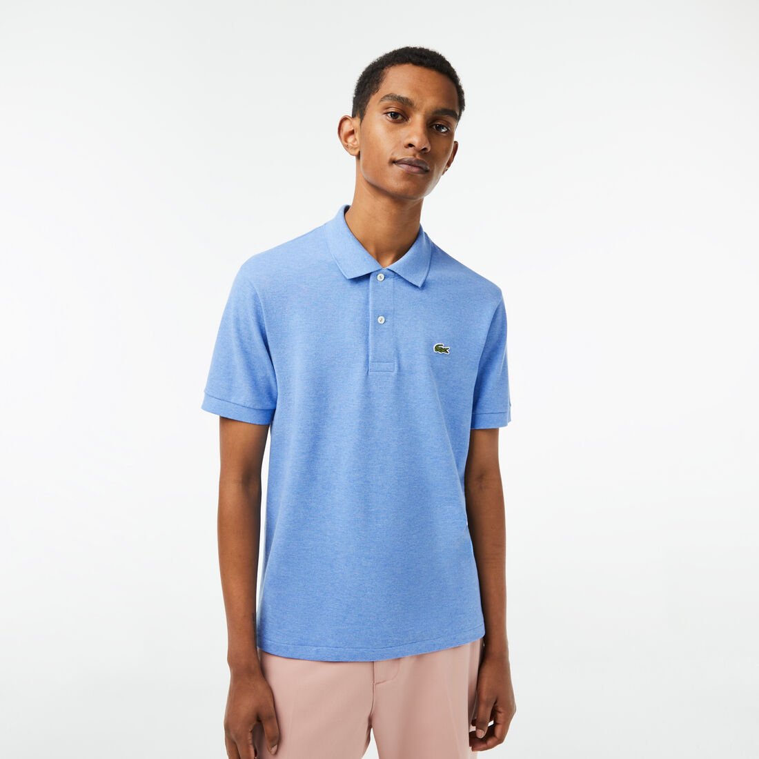 Original L.12.12 Heathered Petit Pique Cotton Polo Shirt