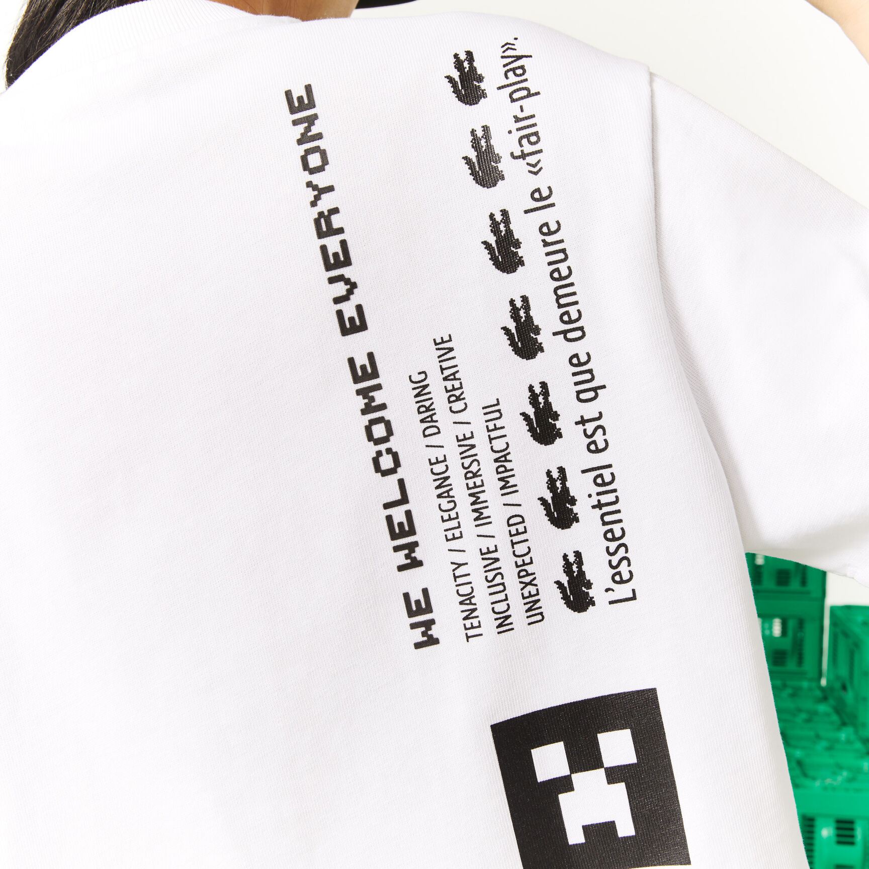 Women's Lacoste L!VE x Minecraft Short Organic Cotton T-Shirt