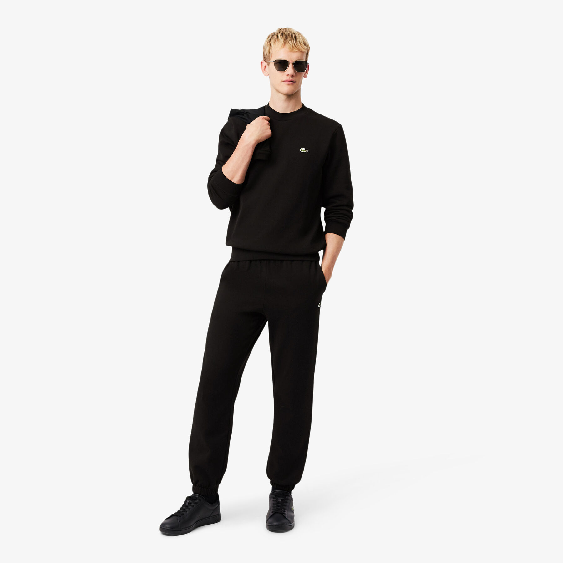 men s lacoste brushed fleece jogger trackpants