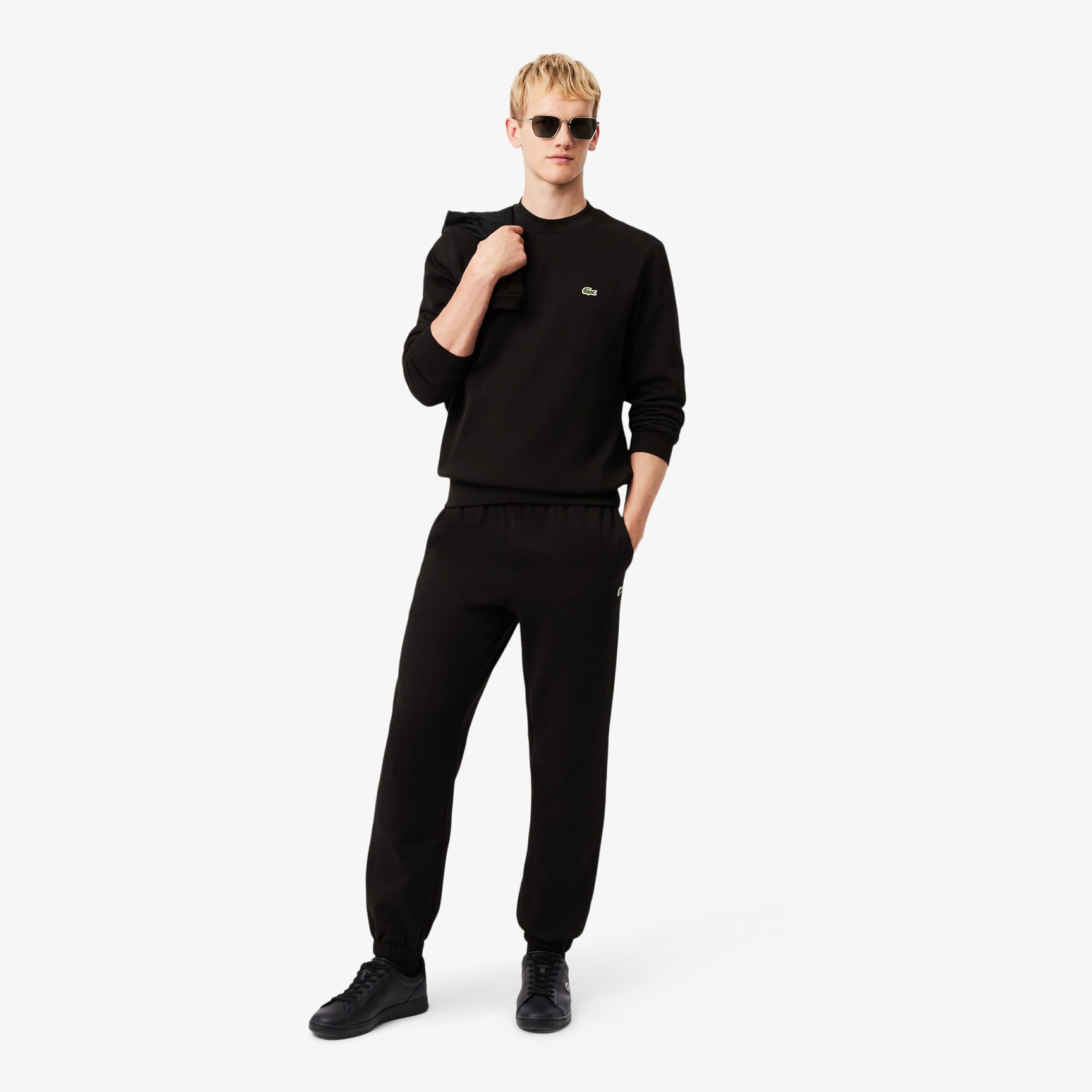 بنطال رياضي لاكوست صوف ناعم مقسم بألوان للرجال بنطال رياضي لاكوست صوف ناعم مقسم بألوان للرجال