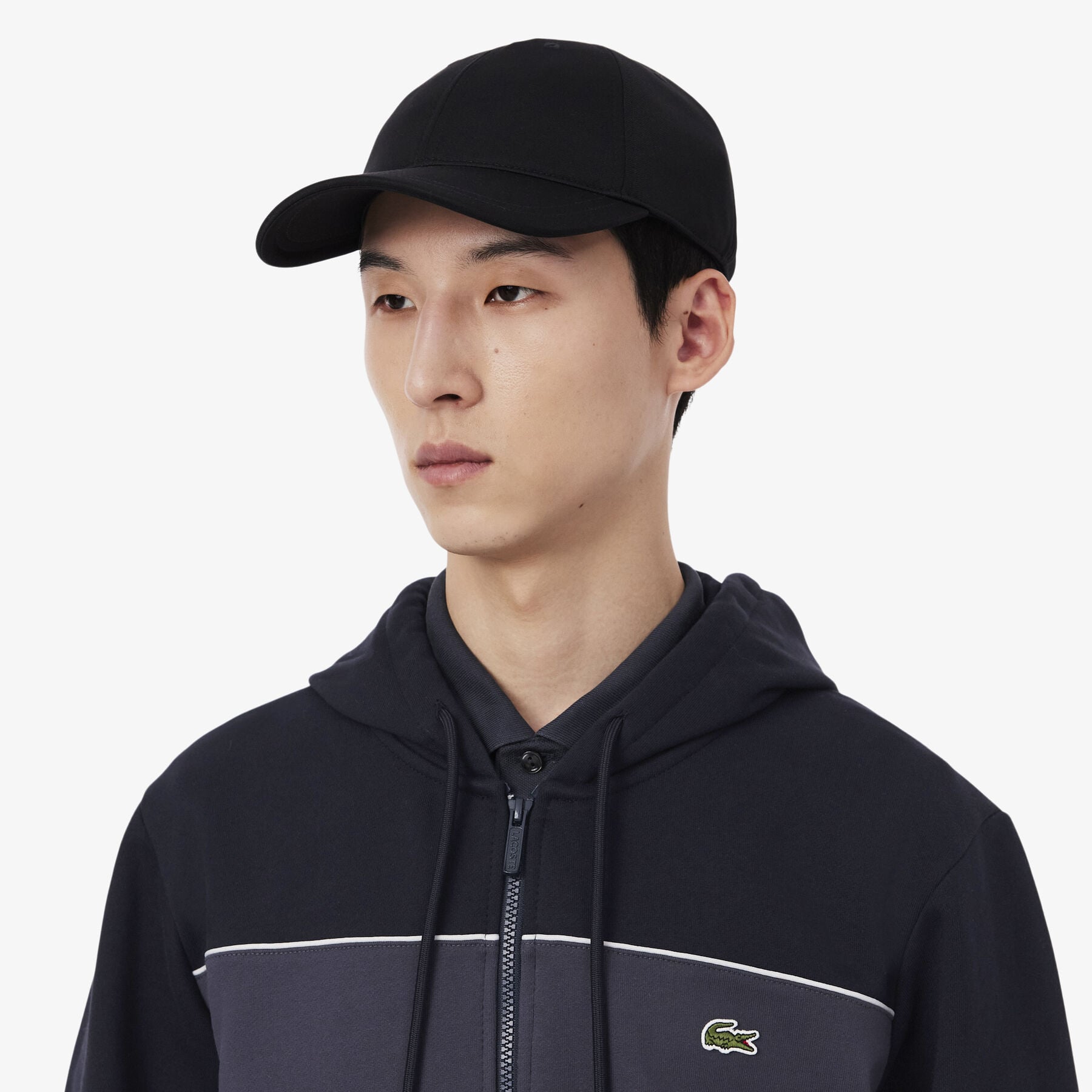Colour-Block Zipped Hoodie Colour-Block Zipped Hoodie