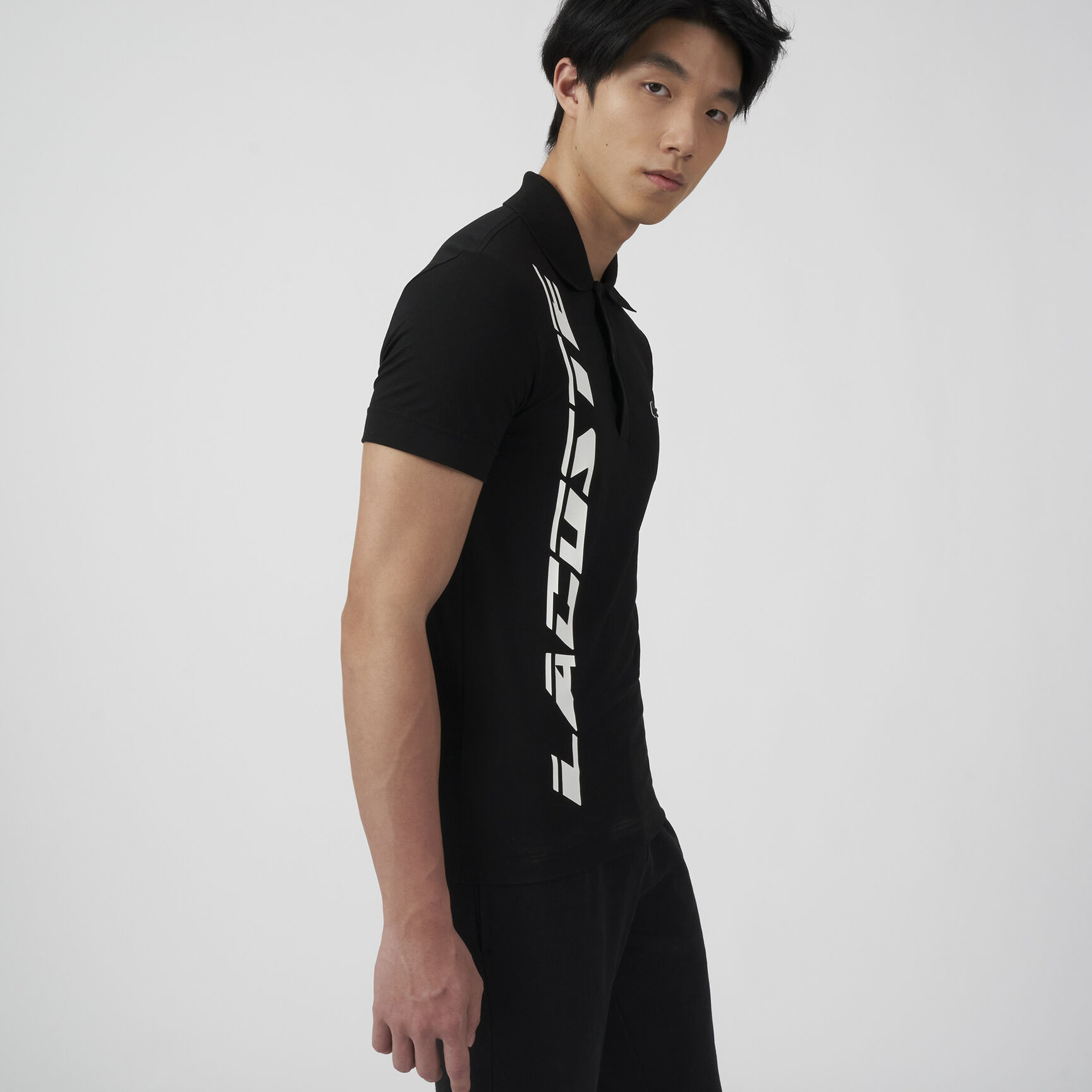 Men's Lacoste Regular Fit Branded Piqué Polo Shirt Men's Lacoste Regular Fit Branded Piqué Polo Shirt