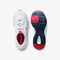 lacoste women s court drive tricolour textile trainers