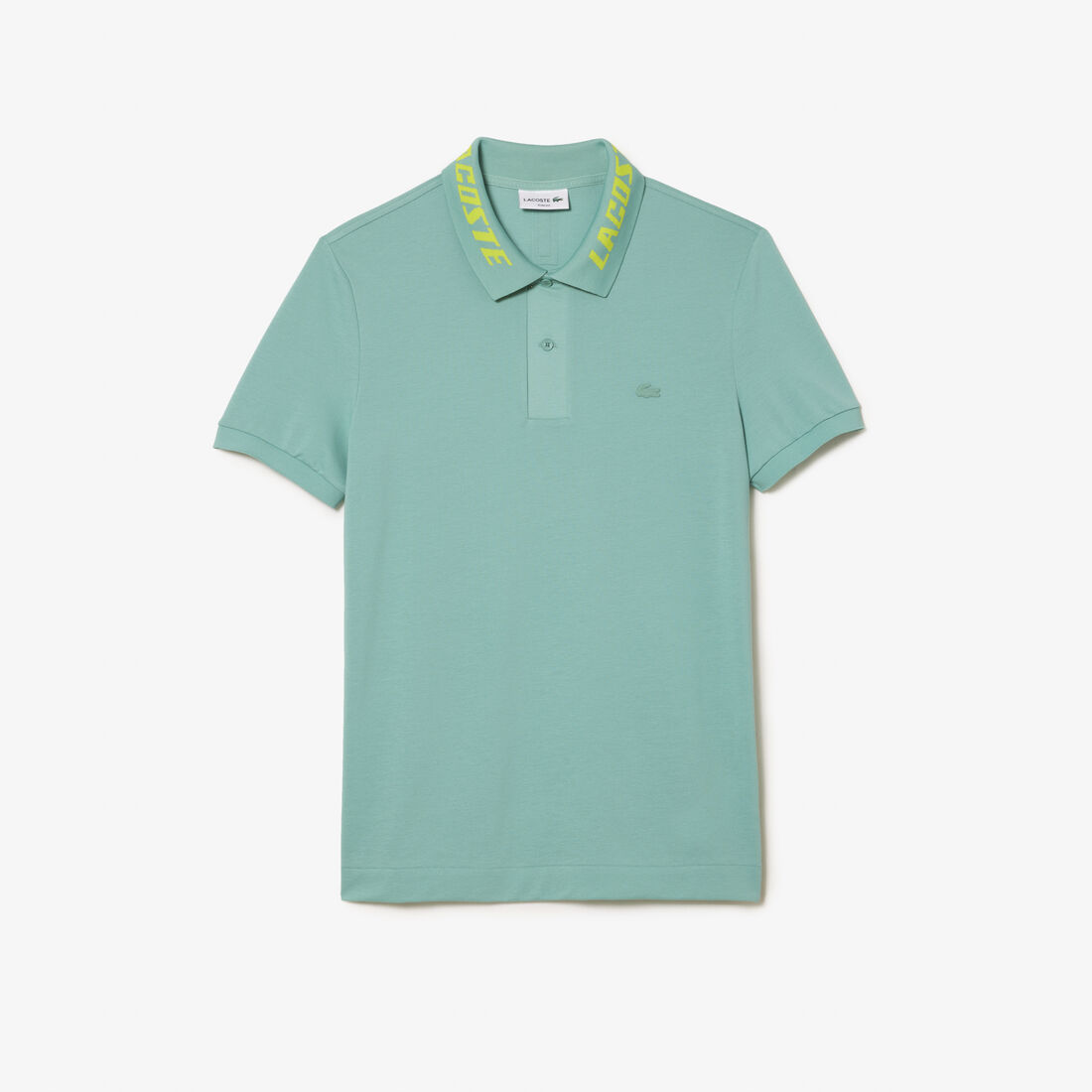 Men's Lacoste Branded Slim Fit Stretch Pique Polo Men's Lacoste Branded Slim Fit Stretch Pique Polo