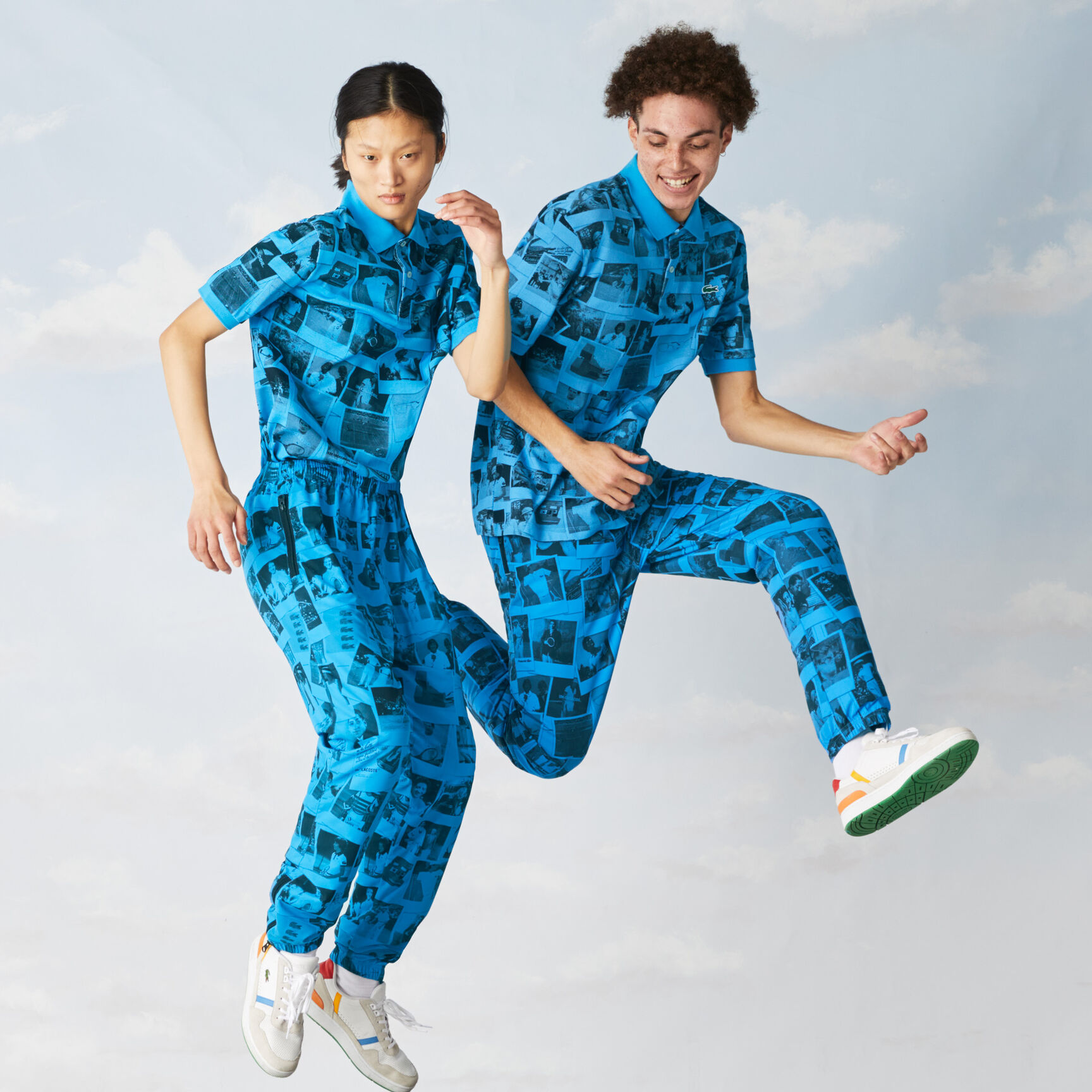 بنطال رياضي للجنسين من مجموعة Lacoste LIVE و Polaroid بنطال رياضي للجنسين من مجموعة Lacoste LIVE و Polaroid