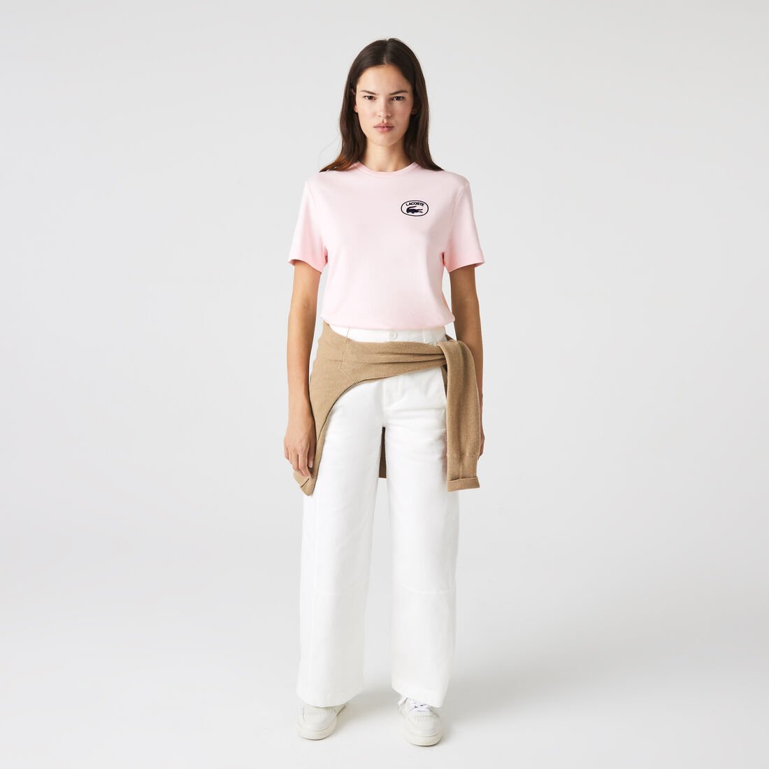 Women's Lacoste Loose Fit Organic Cotton T-shirt Women's Lacoste Loose Fit Organic Cotton T-shirt