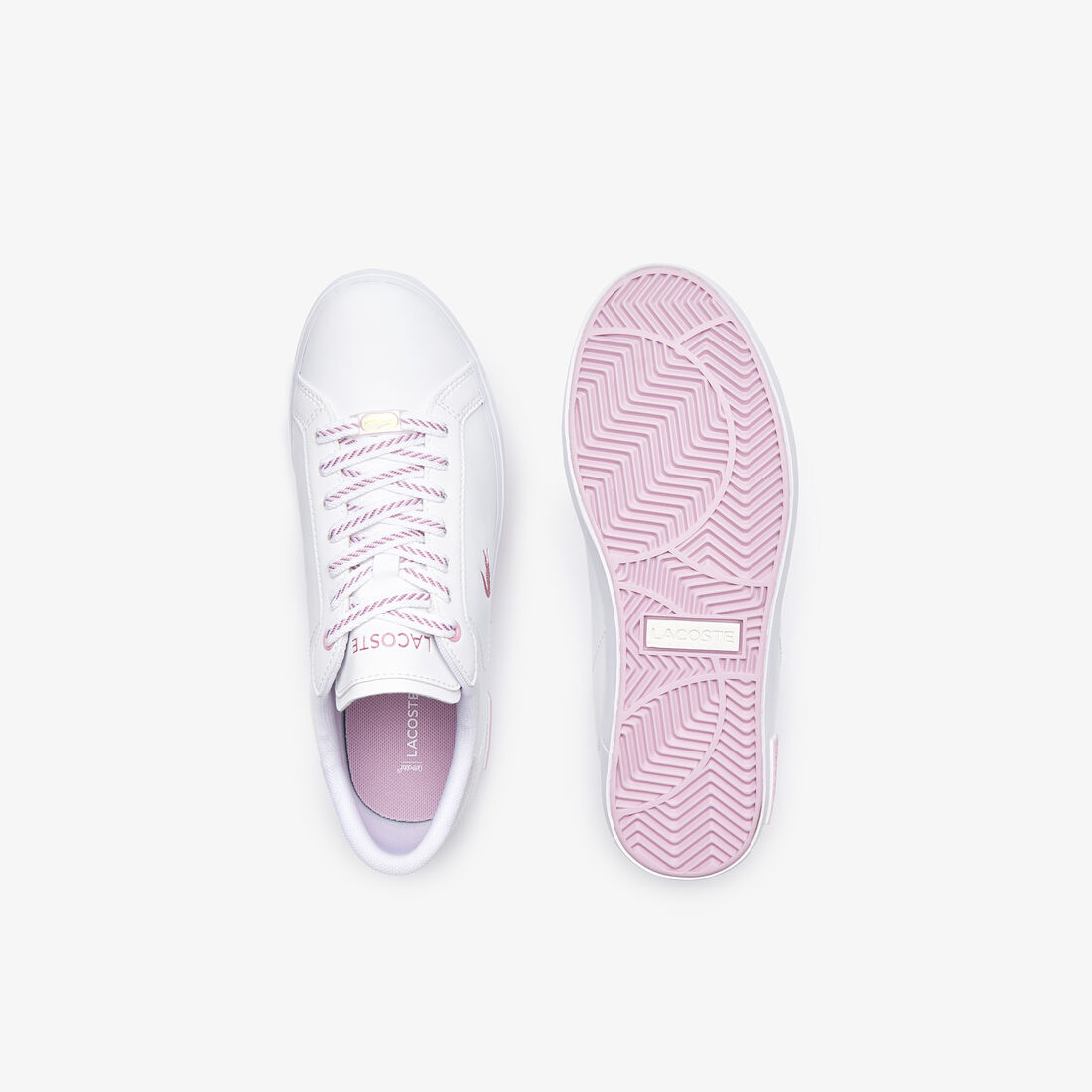 Women's Lacoste Powercourt Leather Trainers Women's Lacoste Powercourt Leather Trainers