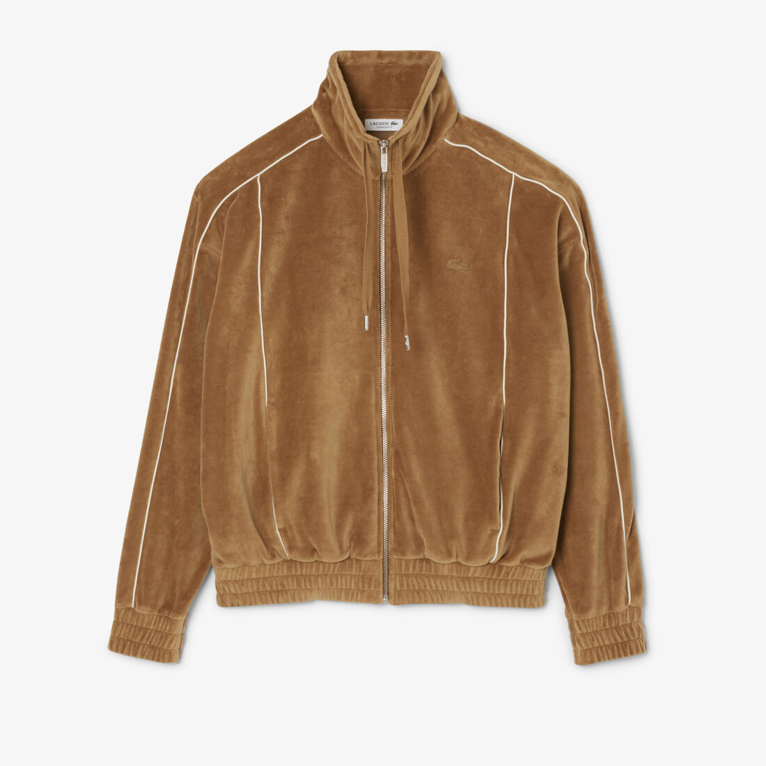 Oversized Zipped Velour Sweatshirt Oversized Zipped Velour Sweatshirt