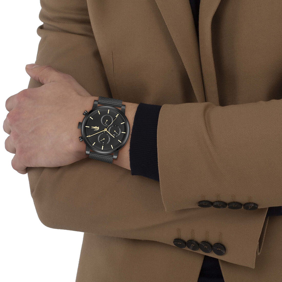 Black Ion-Plated Steel Men's Watch Black Ion-Plated Steel Men's Watch