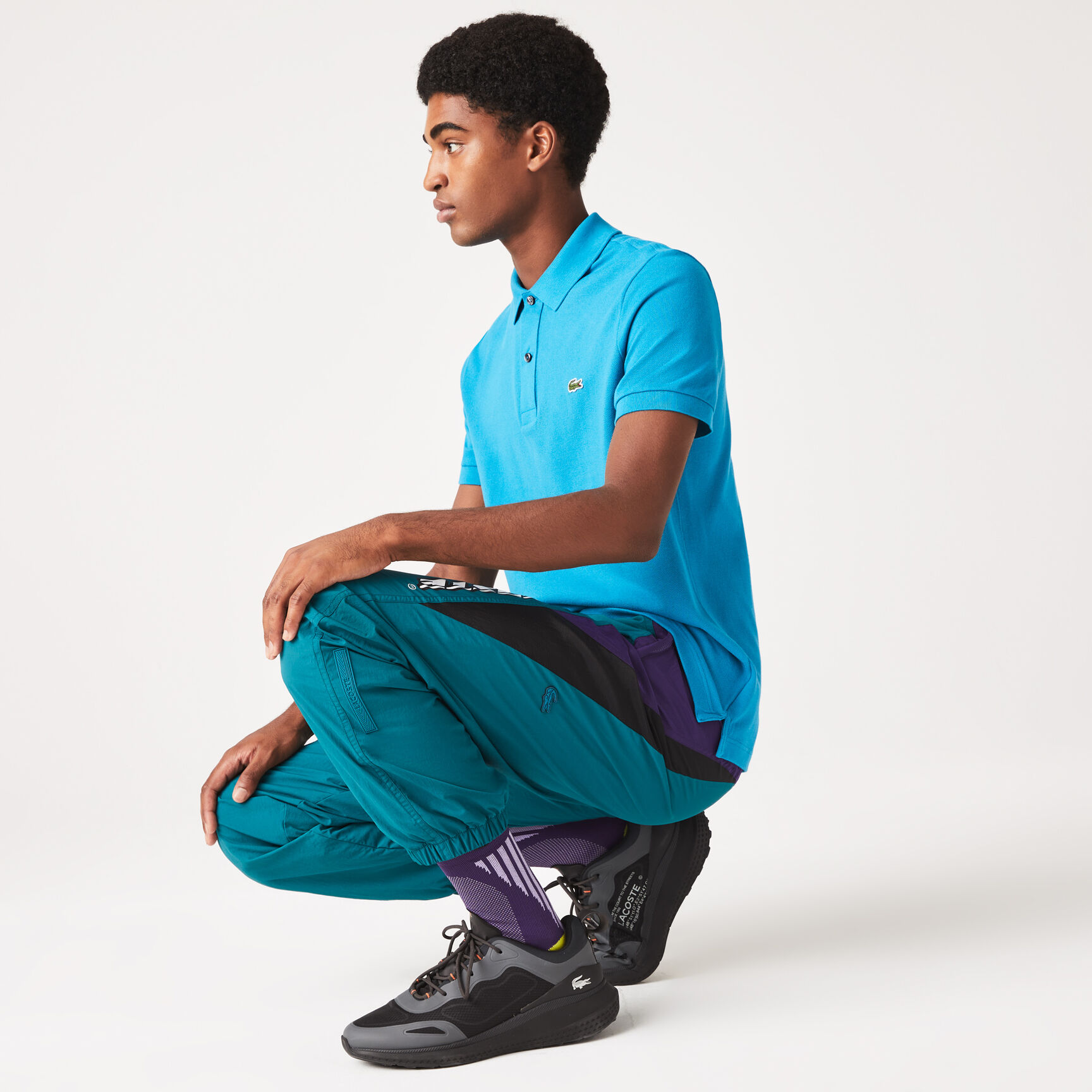 قميص بولو بيكيه بقصة ضيقة L.12.12