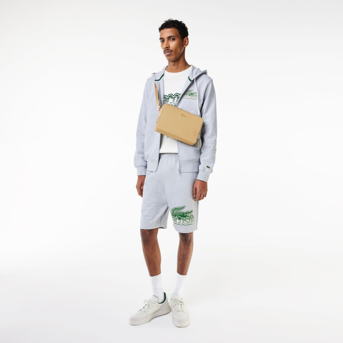 حقيبة كروس شانتاكو من الجلد غير اللامع بسحاب للجنسين حقيبة كروس شانتاكو من الجلد غير اللامع بسحاب للجنسين