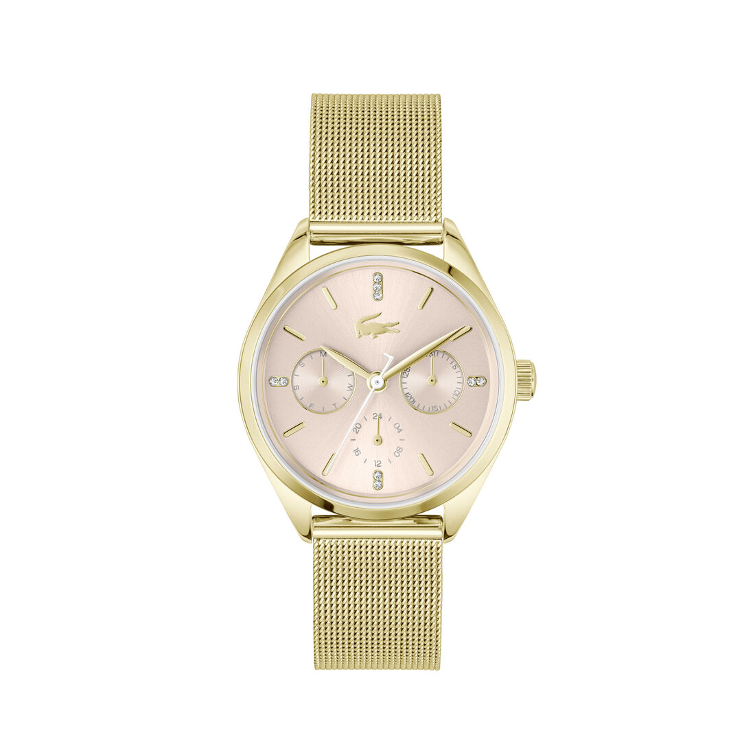 Thin Gold-Plated Steel Women's Watch