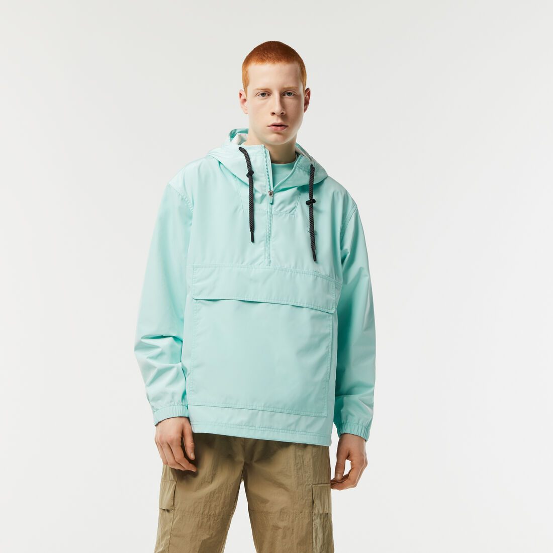 Men’s Lacoste Cropped Pull On Hooded Jacket