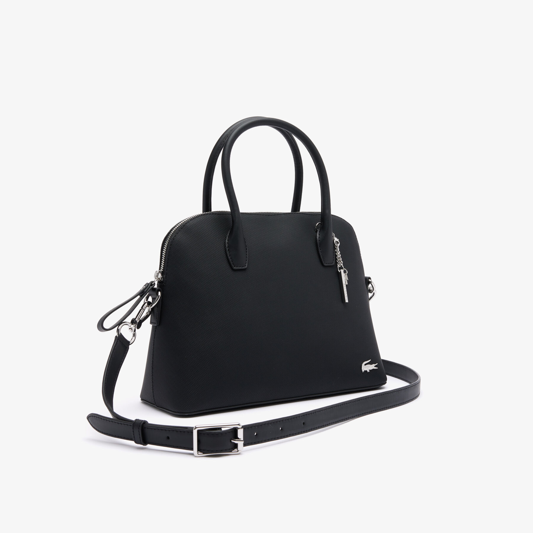 lacoste daily lifestyle coated canvas bugatti purse