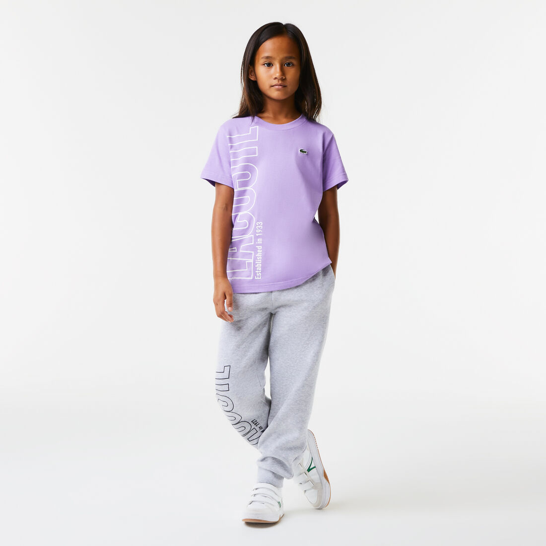 Kids' Lacoste Oversised Logo Cotton Jersey T-shirt Kids' Lacoste Oversised Logo Cotton Jersey T-shirt