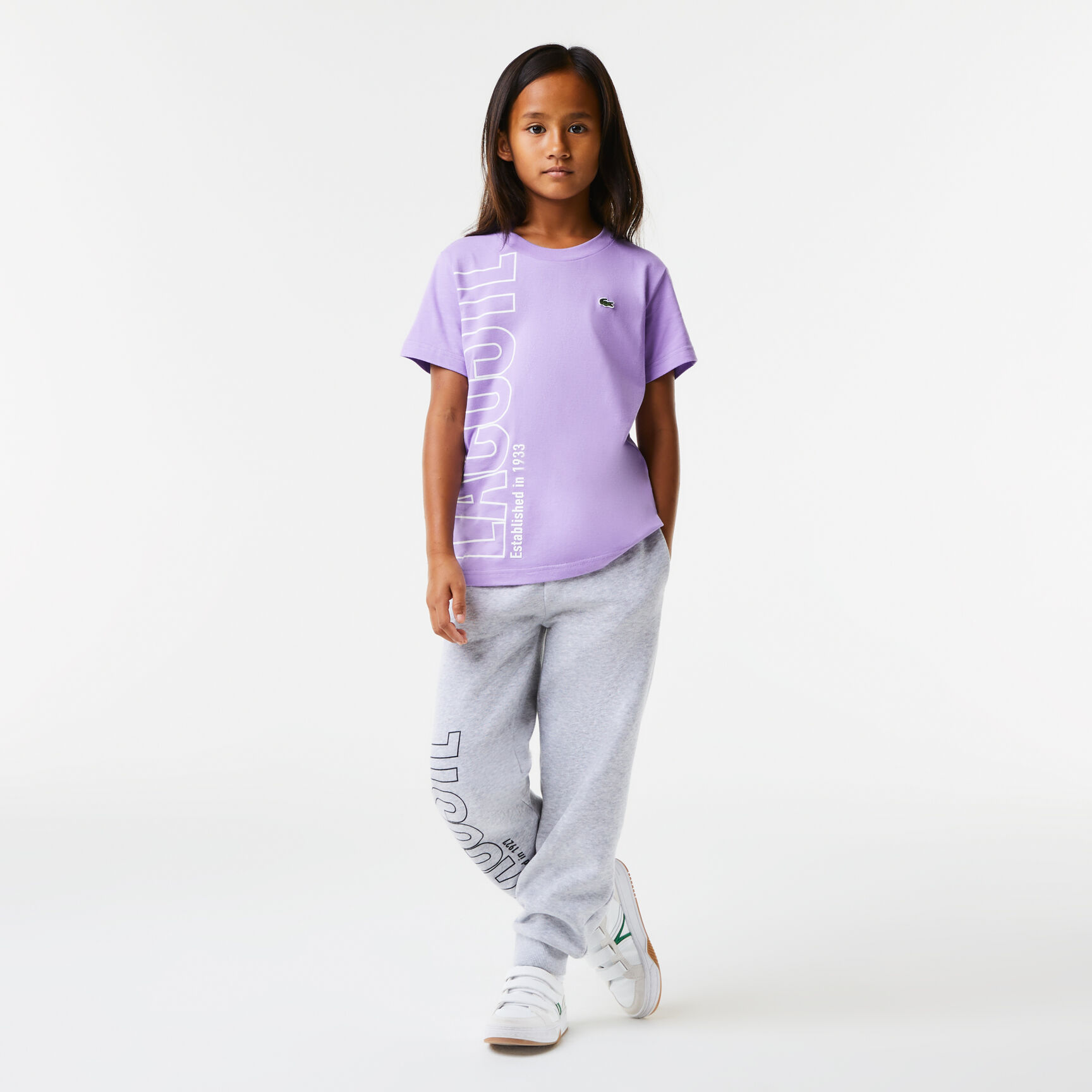 Kids' Lacoste Oversised Logo Cotton Jersey T-shirt Kids' Lacoste Oversised Logo Cotton Jersey T-shirt