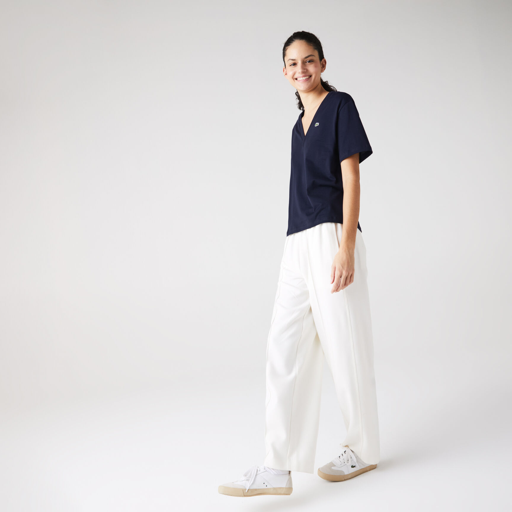 Women's V-Neck Premium Cotton T-shirt