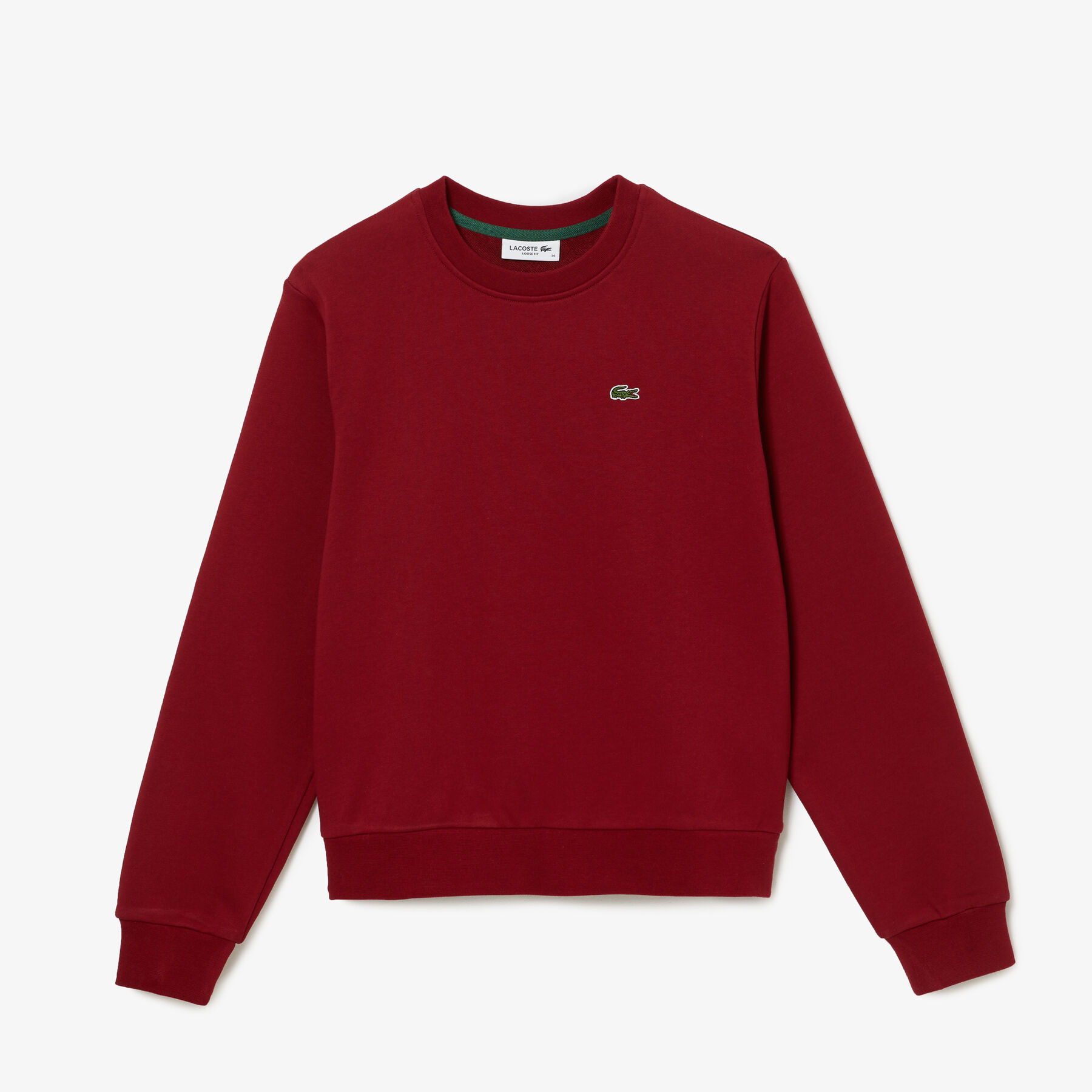 Relaxed Fit Fleece Crew Neck Sweatshirt lacoste relaxed fit fleece crew neck sweatshirt