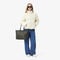 Zely Grained Tote with Pouch lacoste zely grained tote with pouch